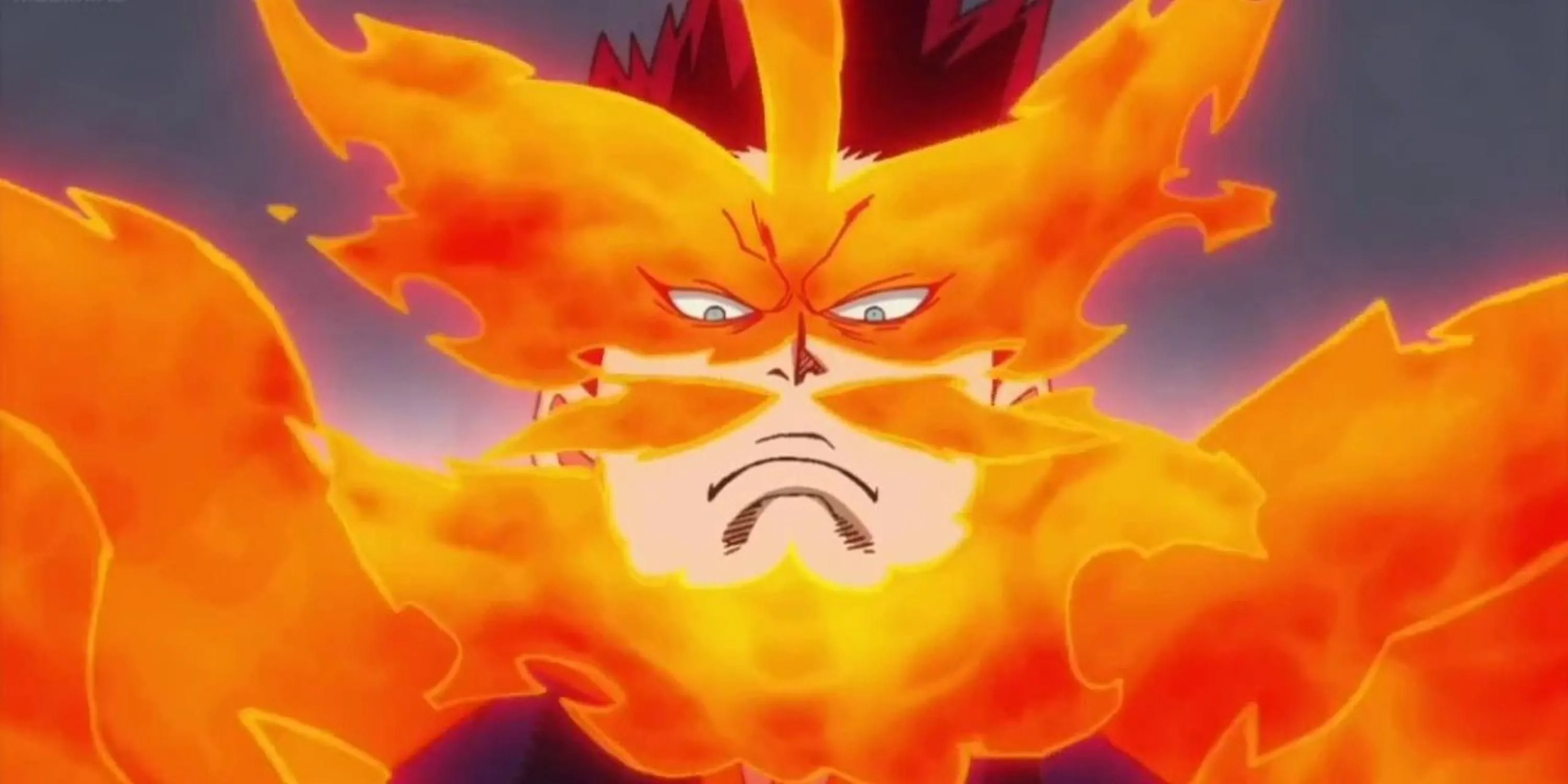 Anh hùng Số Một Endeavor với ngọn lửa Hellflame