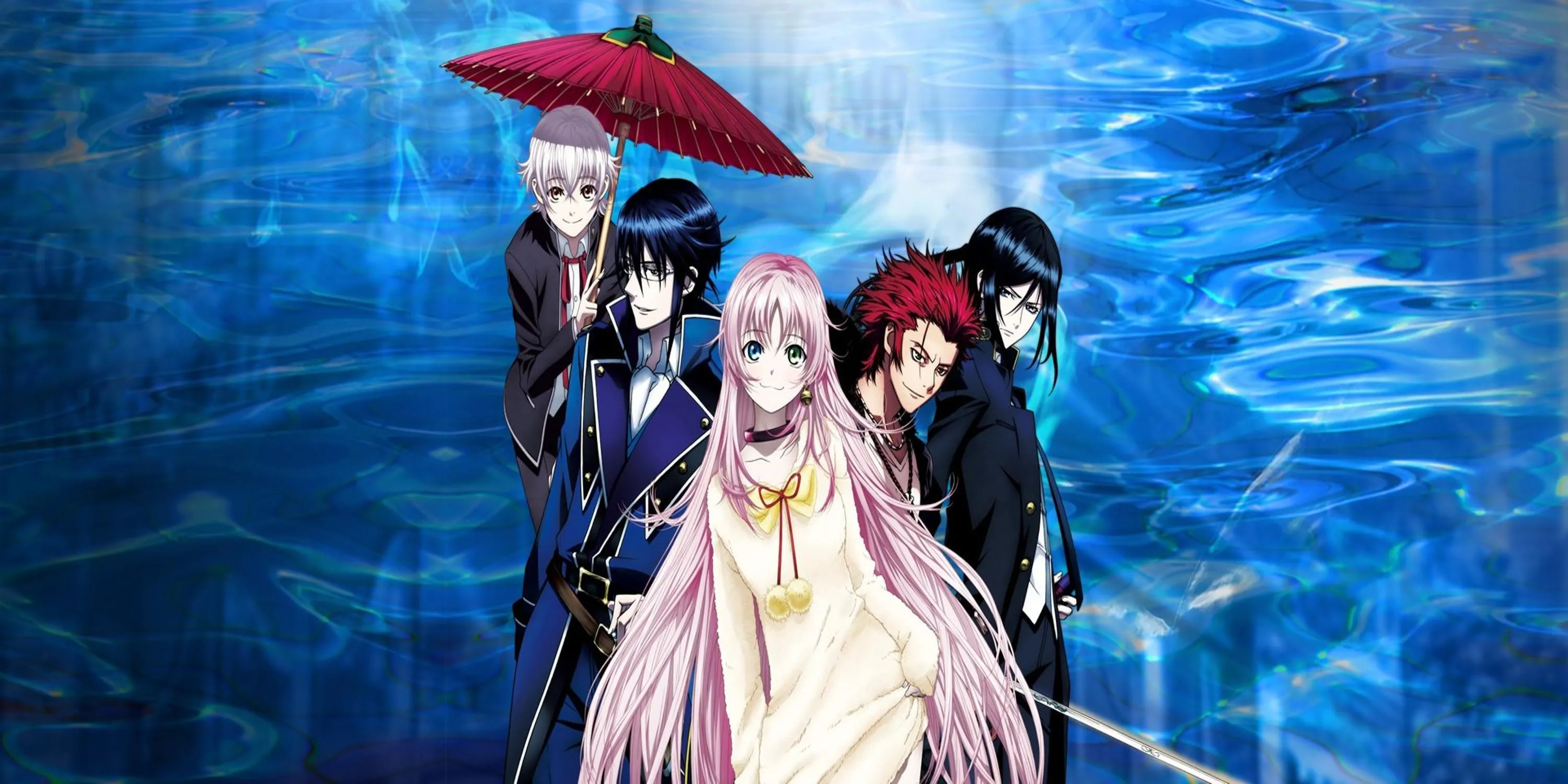 Các thành viên của Gia tộc Đỏ HOMRA, một trong những băng nhóm trong anime K.
