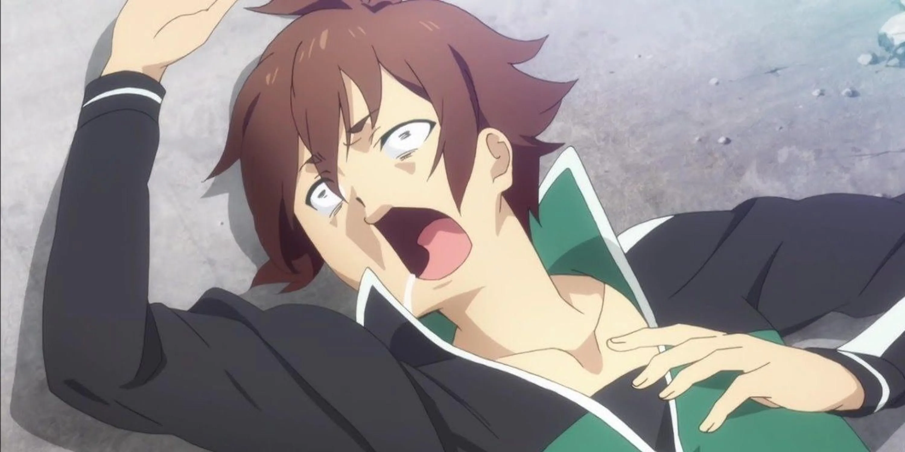 Cảnh Kazuma chết lãng xẹt trong KonoSuba