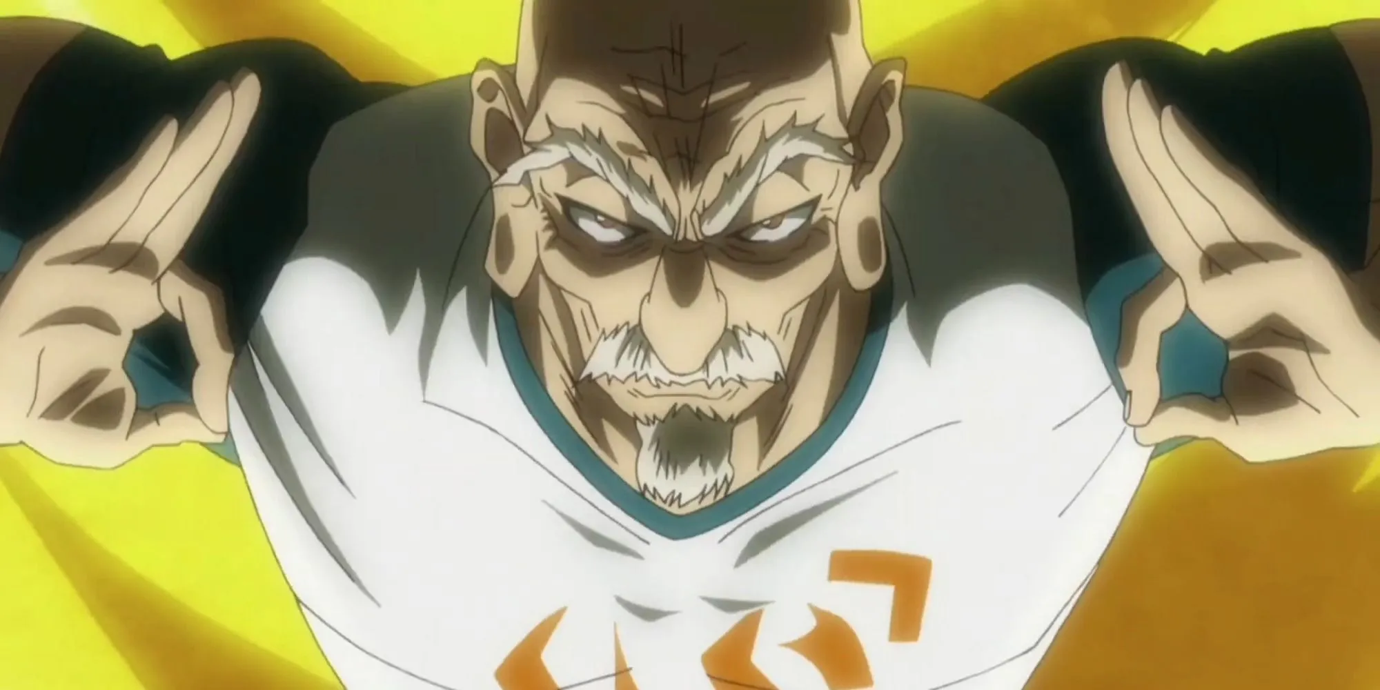 Chủ tịch Isaac Netero của Hiệp hội Thợ Săn, một nhân vật quyền lực trong Hunter x Hunter.