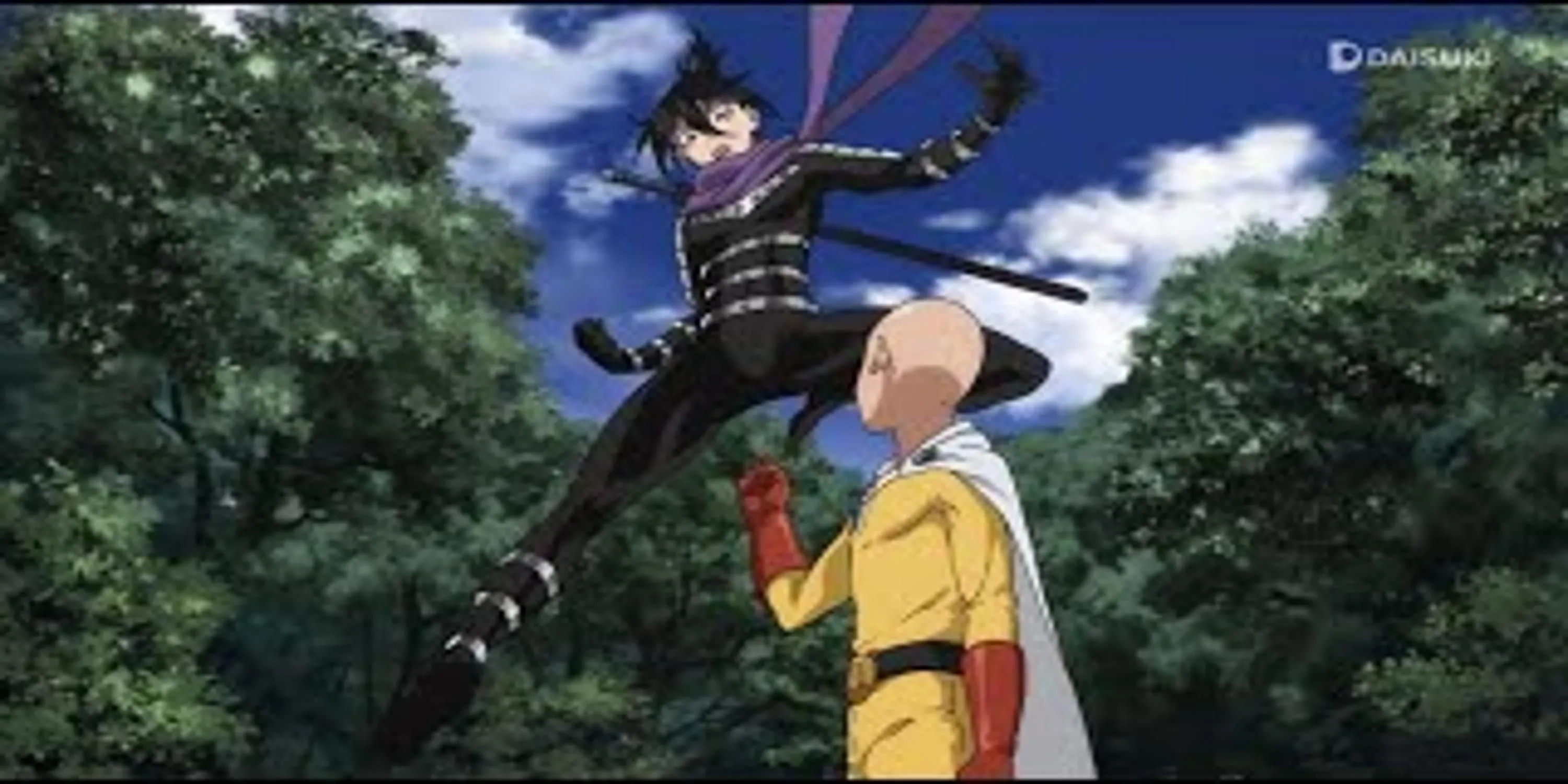 Cú đấm 'vô tình' vào chỗ hiểm của Speed-o'-Sound Sonic bởi Saitama trong One Punch Man