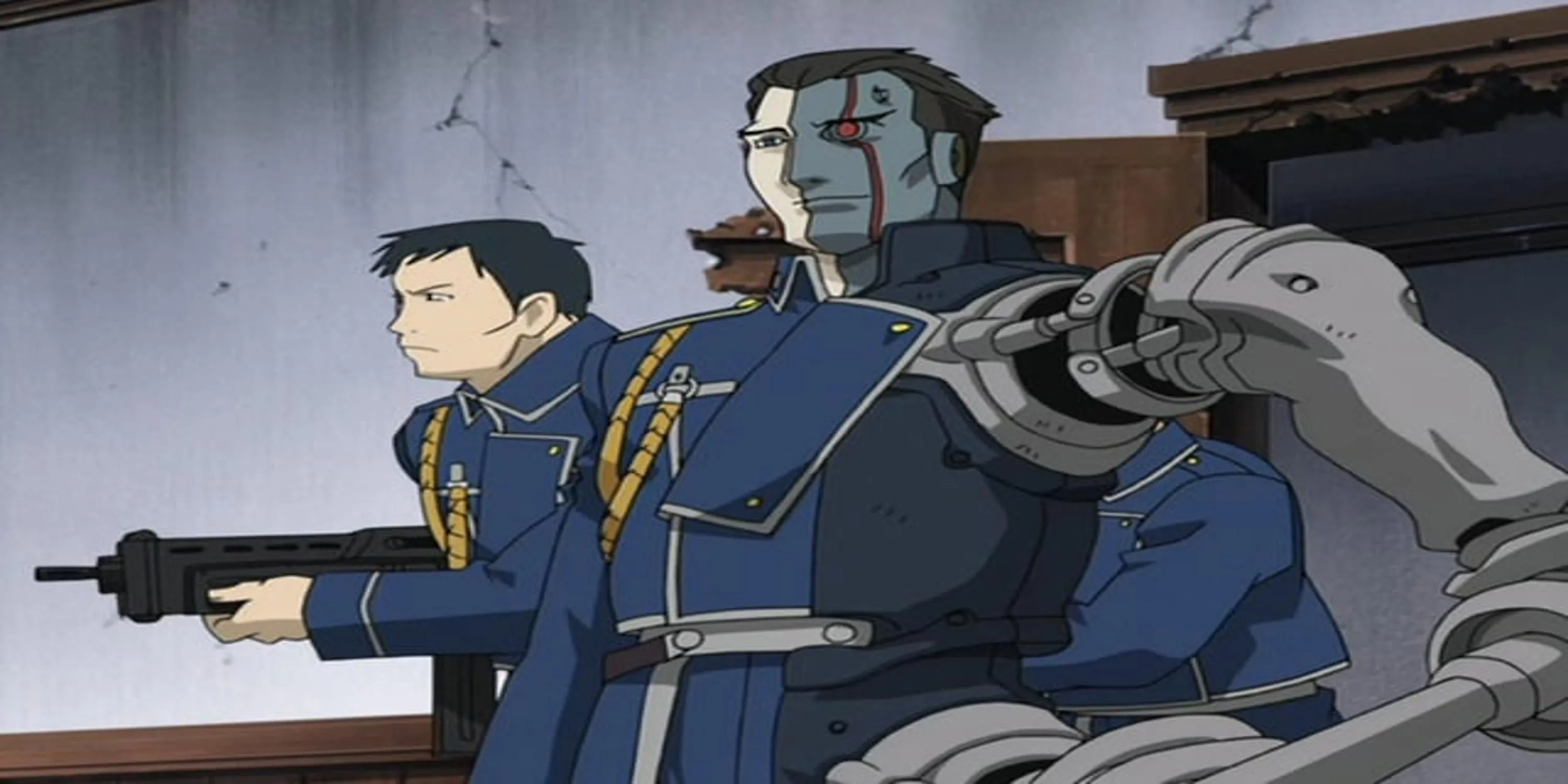 Frank Archer, sĩ quan quân đội trở thành cyborg trong Fullmetal Alchemist