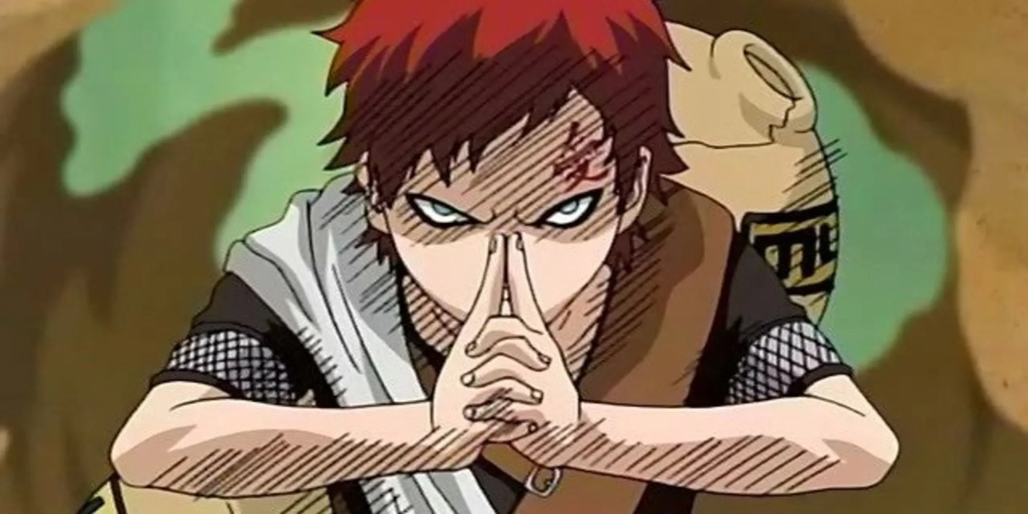 Gaara sử dụng thuật điều khiển cát trong kỳ thi Chunin