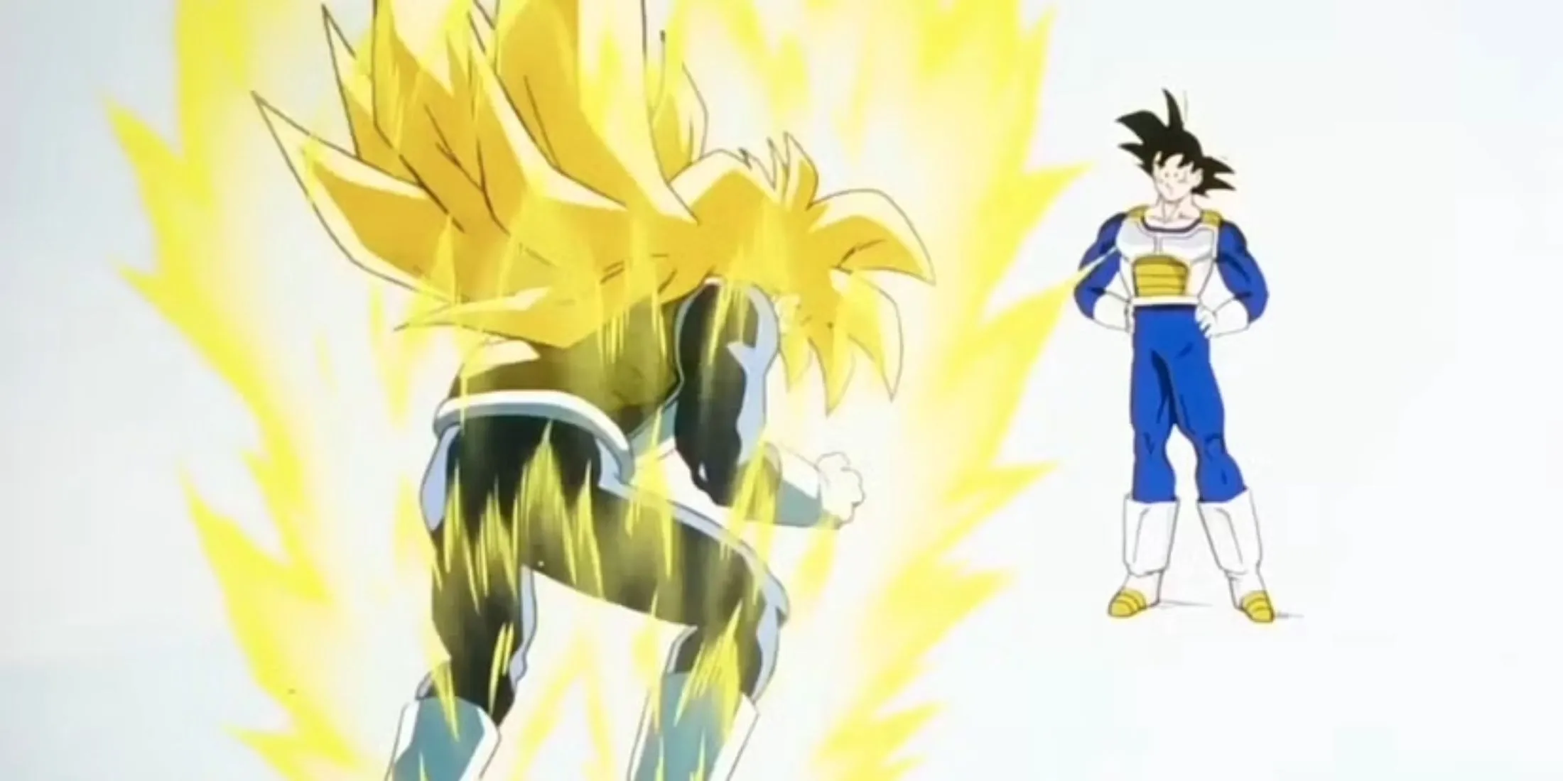 Goku hướng dẫn Gohan cách biến thành Super Saiyan trong Phòng Tập Thời Gian trong Dragon Ball Z