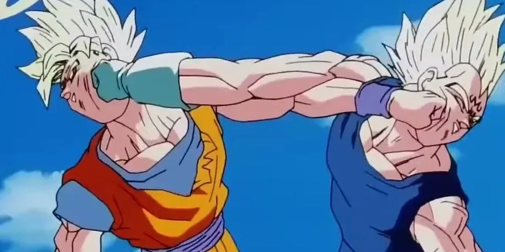 Goku và Vegeta trong Dragon Ball Z, cạnh tranh sức mạnh nhưng thiếu sự thù địch từ Goku