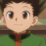 Gon Freecss, nhân vật chính phức tạp của Hunter x Hunter, với nét mặt biểu cảm.