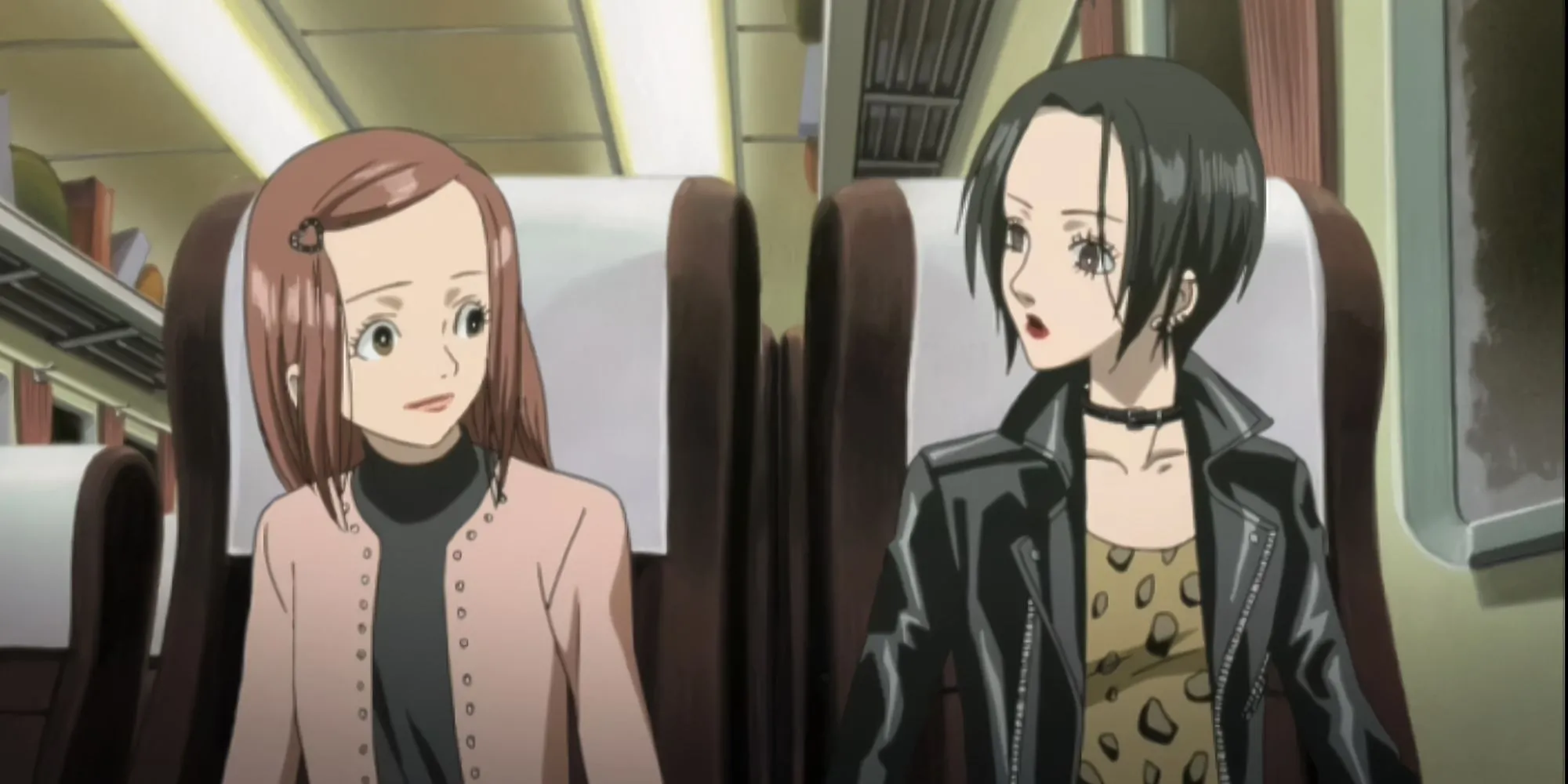 Hai cô gái tên Nana gặp nhau trên chuyến tàu, khởi đầu cho tình bạn phức tạp của họ trong anime Nana