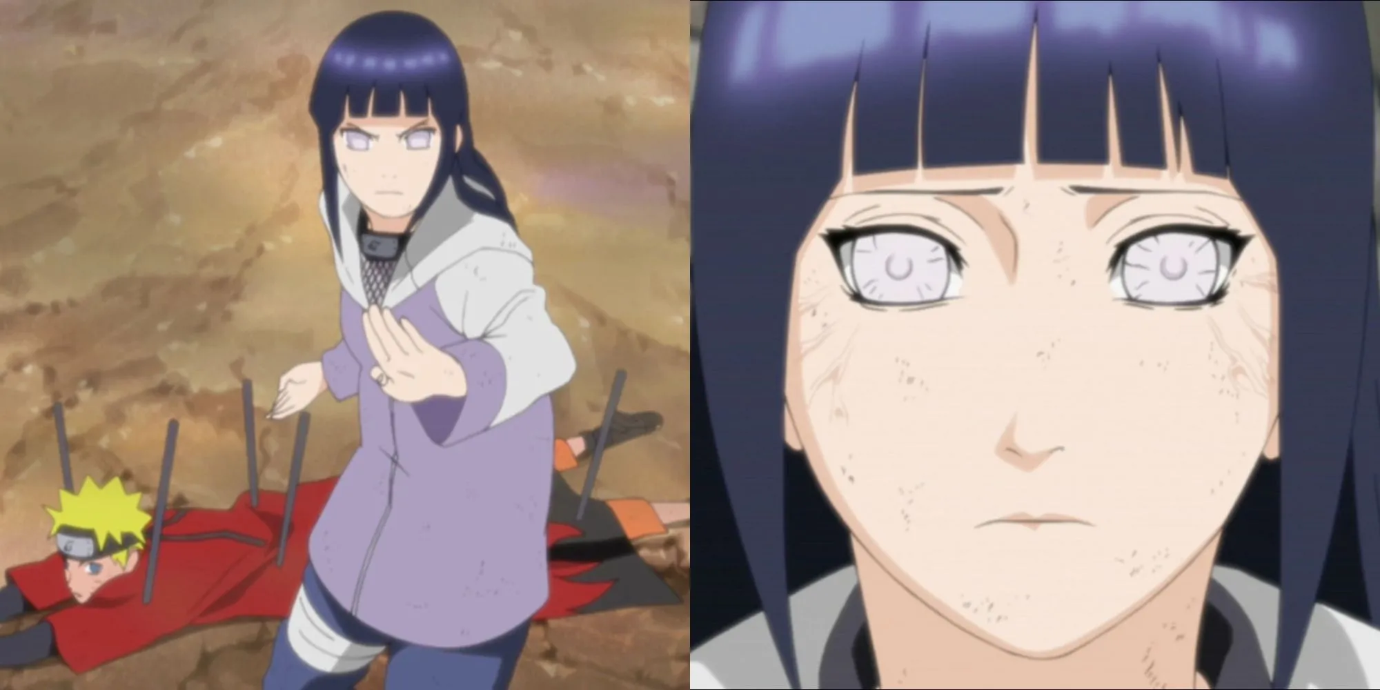 Hinata bảo vệ Naruto và tỏ tình trước Pain ở Naruto Shippuden tập 166