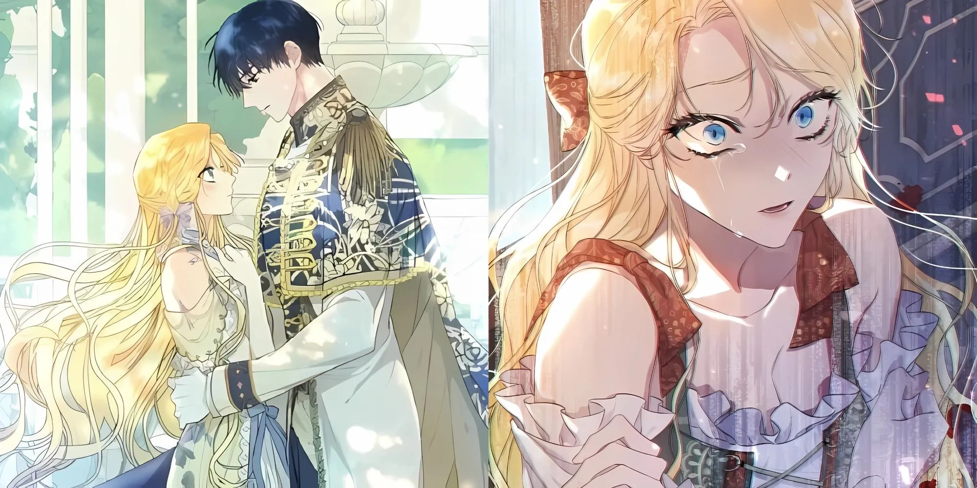 Hình ảnh bìa manhwa The Villainess Is a Marionette với nhân vật chính Kayena Hill.