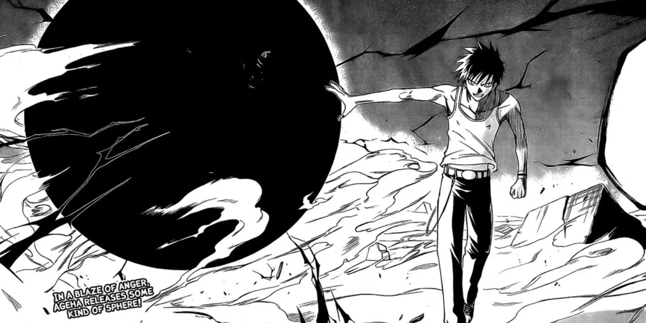 Hình ảnh nhân vật Ageha Yoshina và bạn bè chiến đấu trong thế giới Psyren, một manga phiêu lưu siêu nhiên tiềm năng để chuyển thể anime