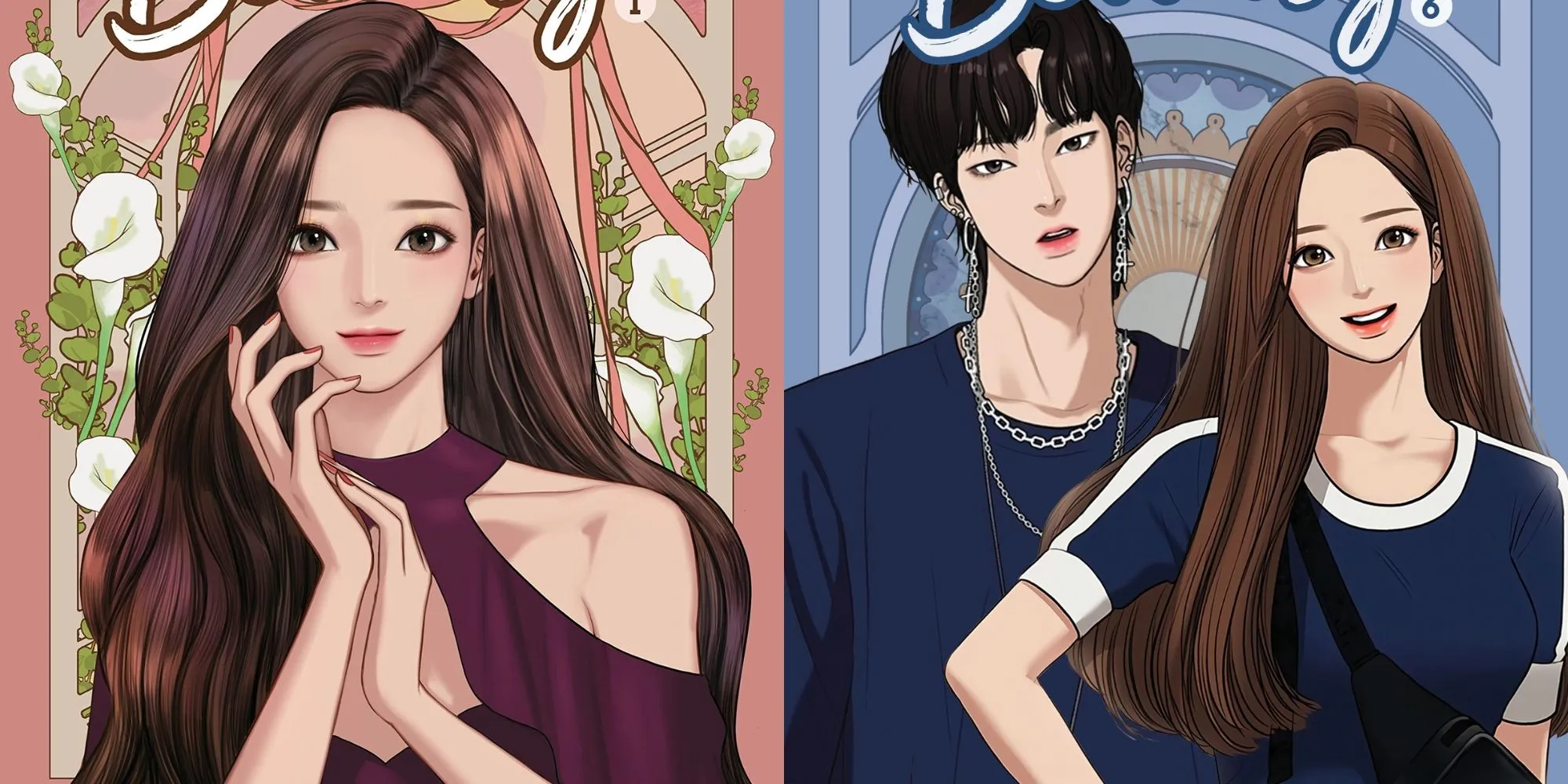 Hình ảnh nhân vật Lim Ju-kyung, nữ chính của bộ manhwa romance nổi tiếng True Beauty của tác giả Yaongyi, thể hiện chủ đề về vẻ ngoài và sự tự tin khi trang điểm.