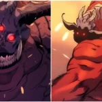 Hình ảnh quái vật Vulcan, Chúa tể Tầng dưới trong Solo Leveling