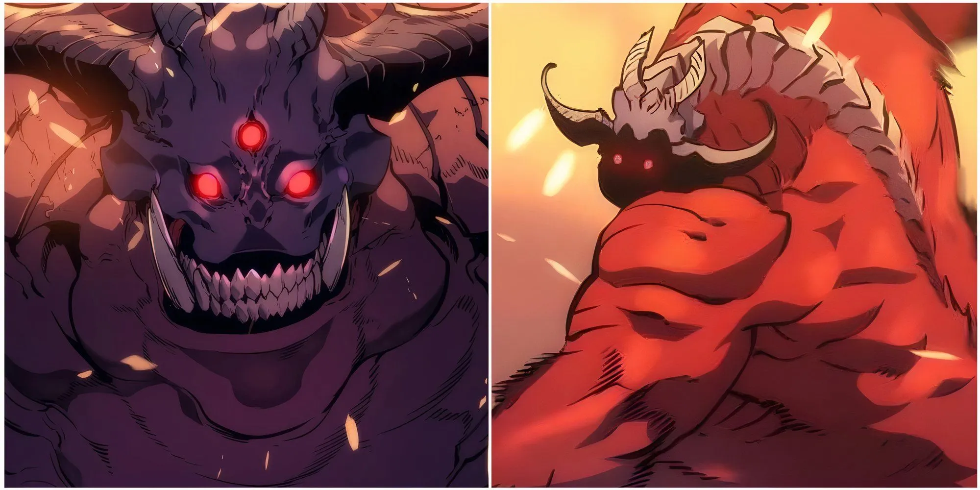 Hình ảnh quái vật Vulcan, Chúa tể Tầng dưới trong Solo Leveling