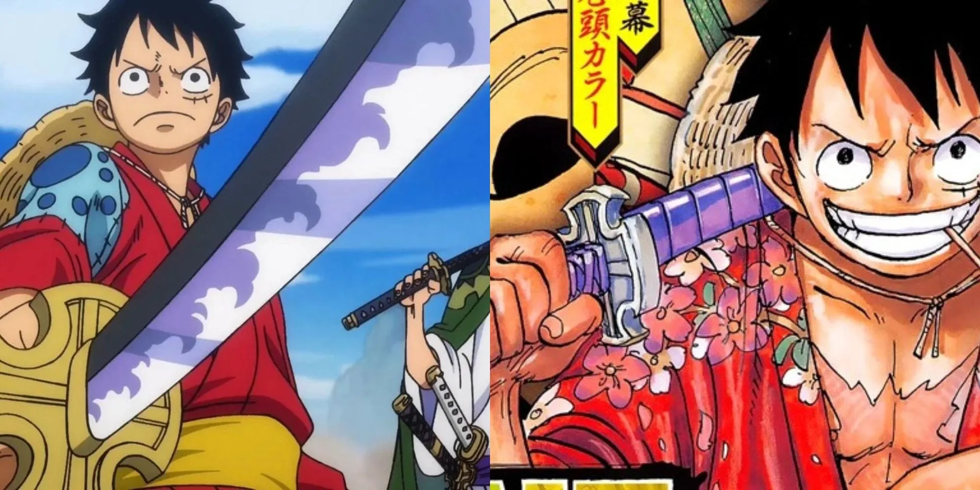 Hình ảnh thanh kiếm Nidai Kitetsu bị nguyền rủa trong One Piece