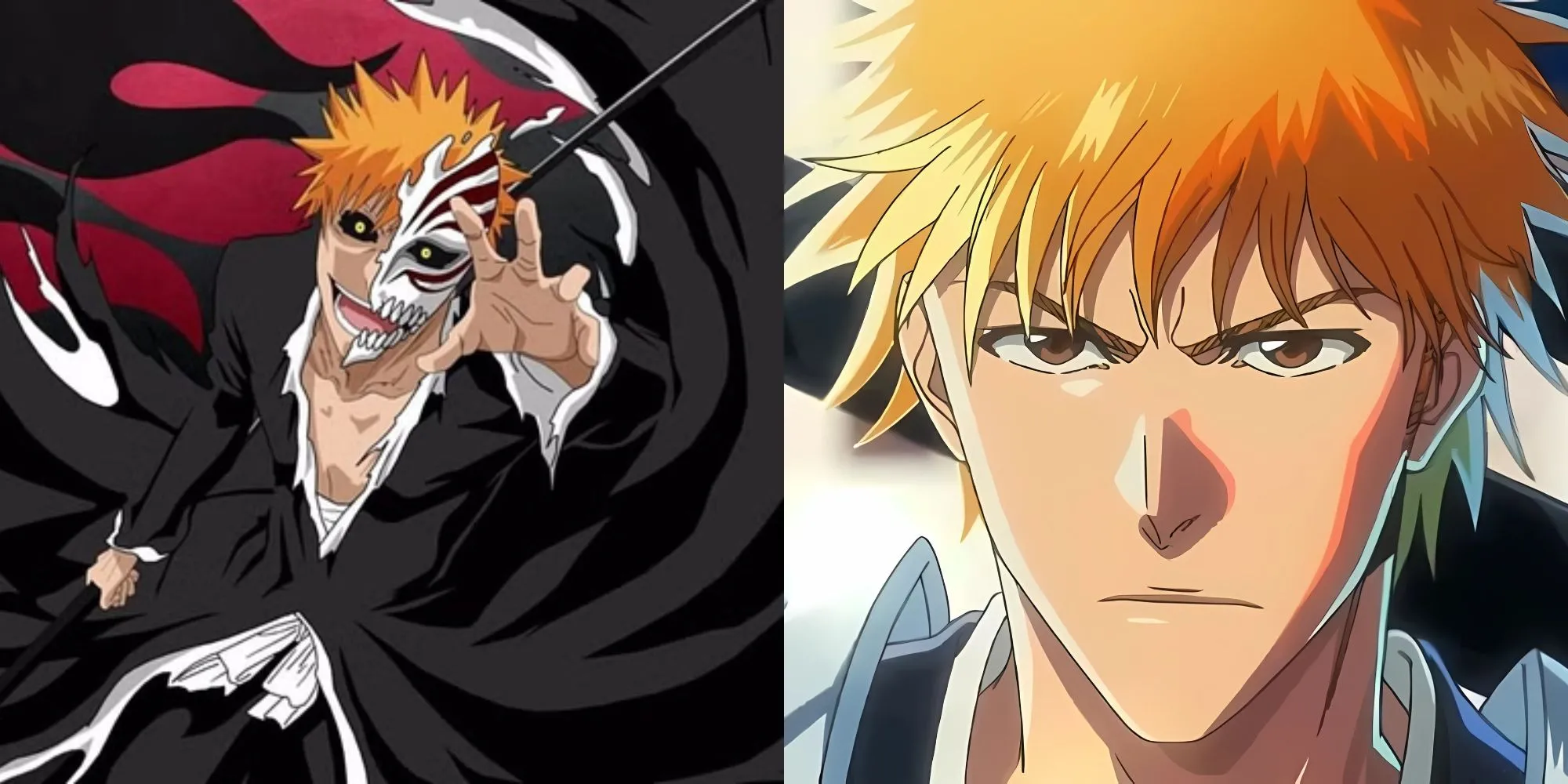 Ichigo Kurosaki trong trang phục Thần Chết ở anime Bleach