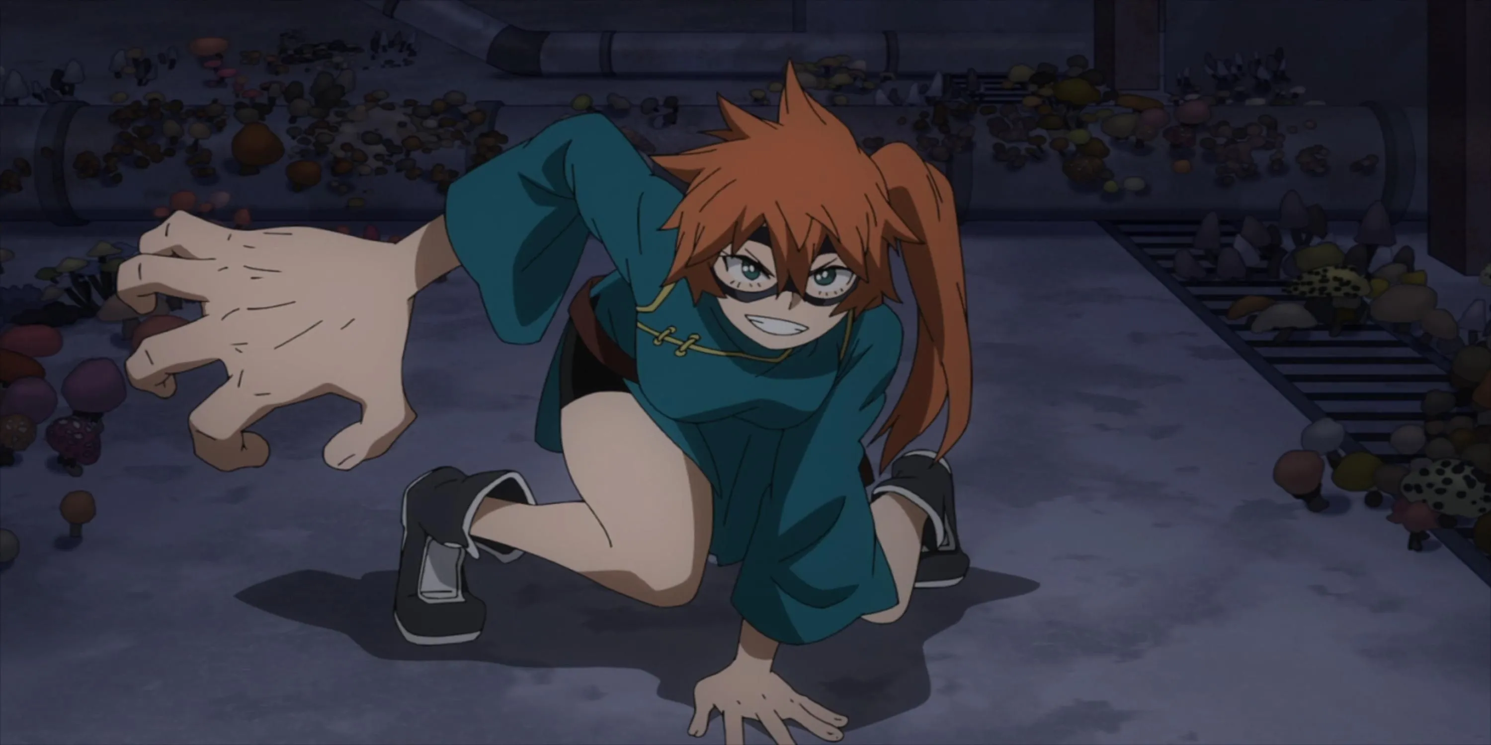 Itsuka Kendo của lớp 1-B sử dụng Quirk Big Fist trong My Hero Academia