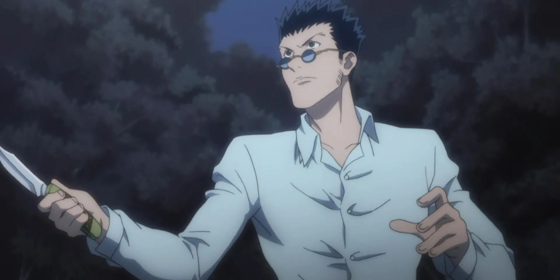 Leorio Paradinight trong Hunter x Hunter, thể hiện trí tuệ cảm xúc và khả năng đọc vị con người.