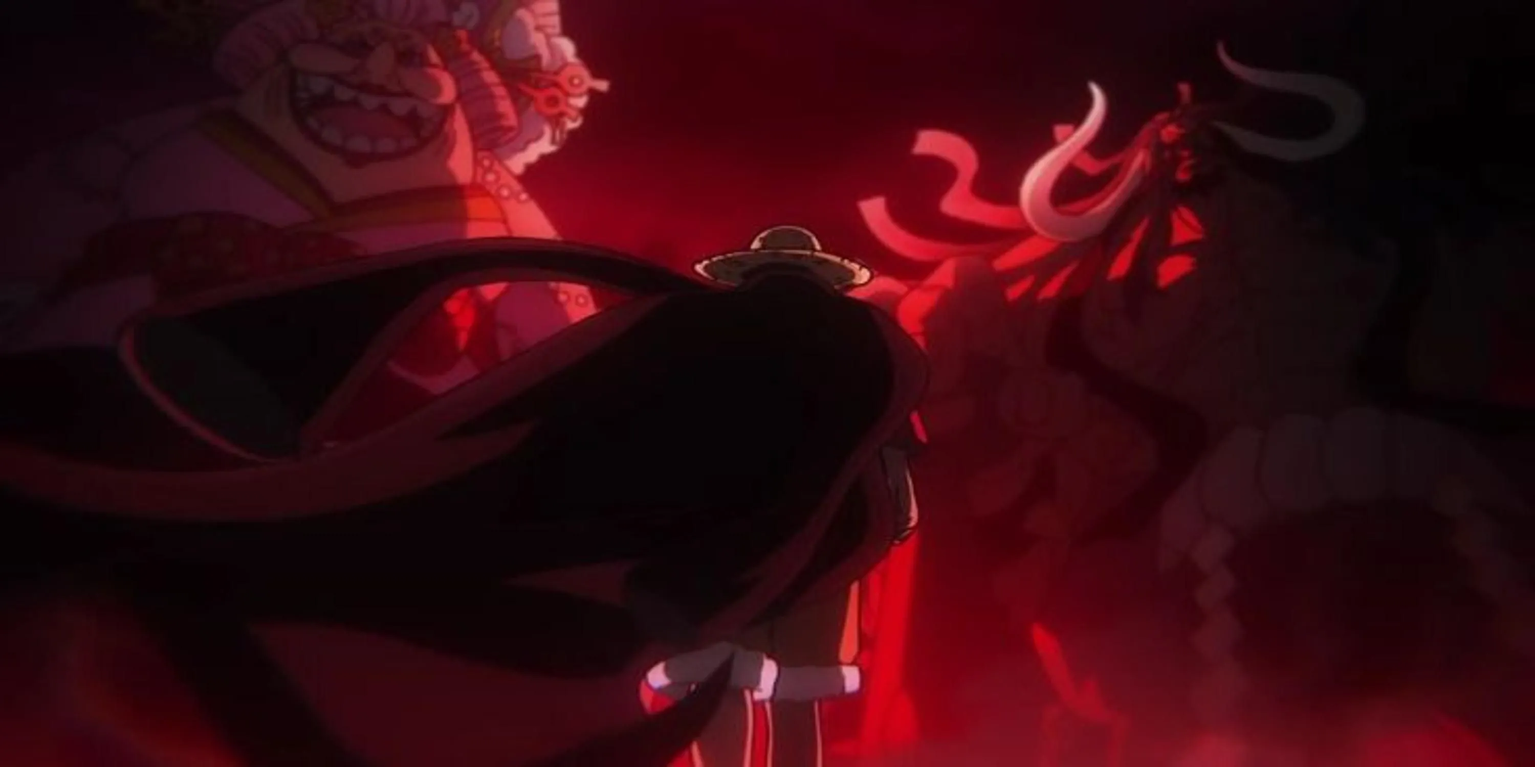 Luffy tiến thẳng về phía Big Mom và Kaido trên đỉnh Skull Dome