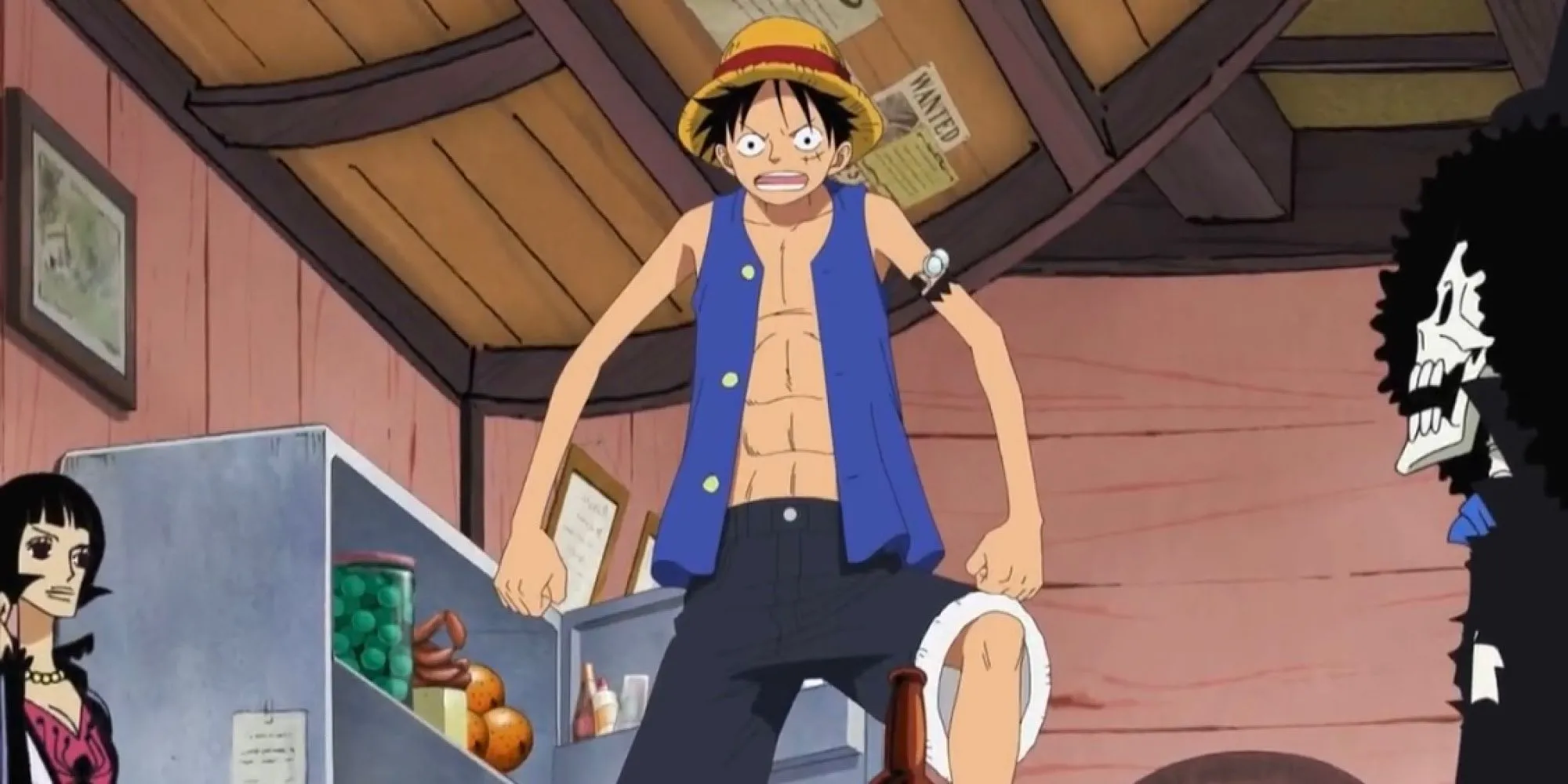Luffy từ chối nghe về kho báu One Piece từ Rayleigh