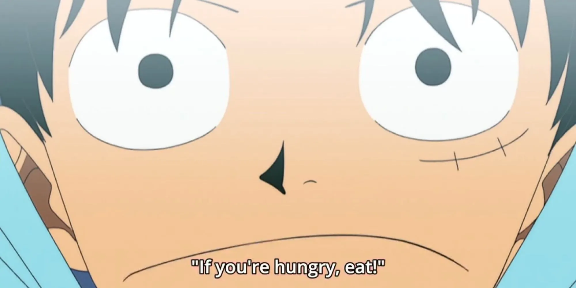 Luffy với vẻ mặt ngây ngô đặc trưng