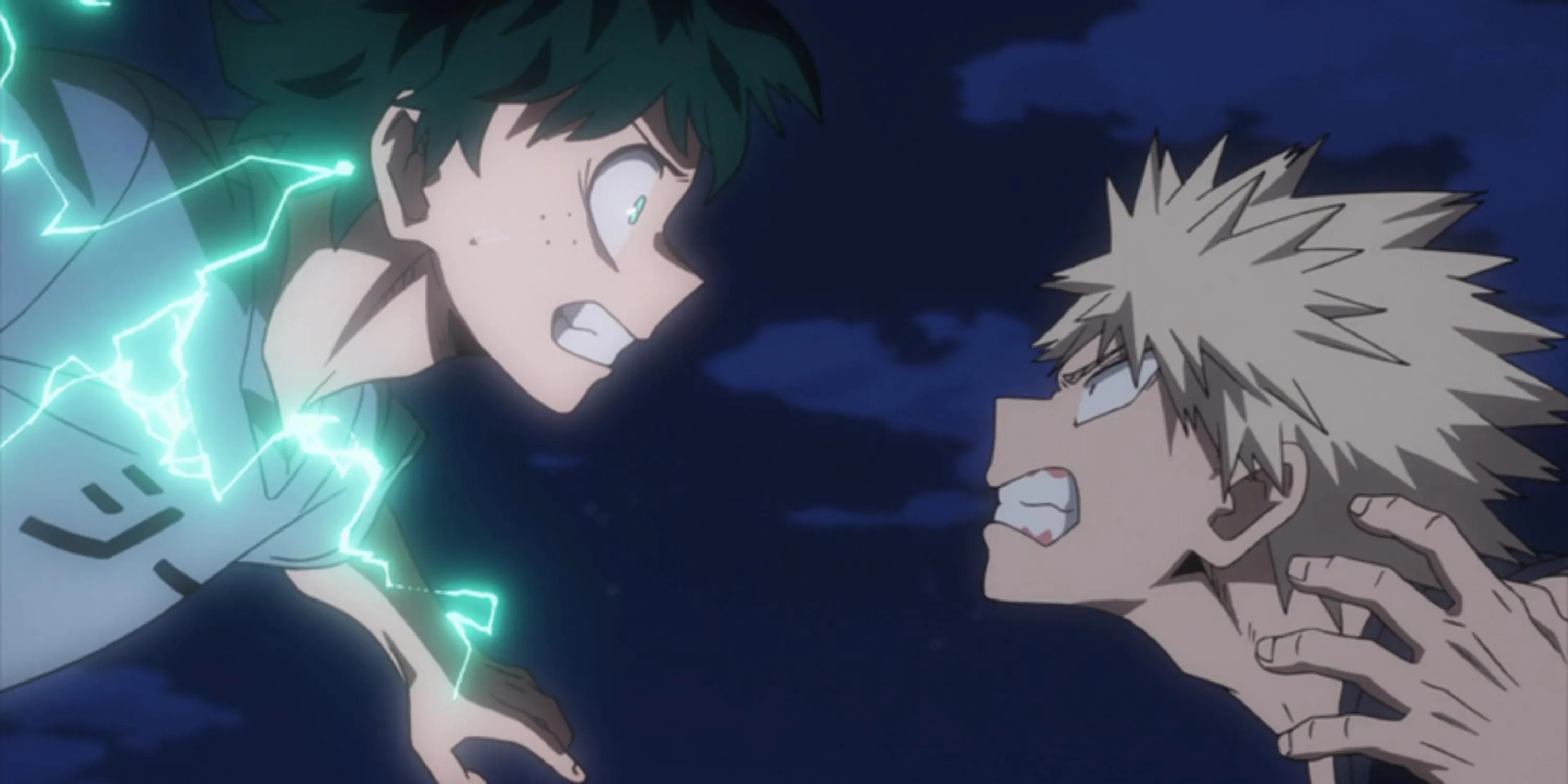 Midoriya Izuku (Deku) và Bakugo Katsuki đối đầu trong trận chiến đầy cảm xúc và sự thật được phơi bày.