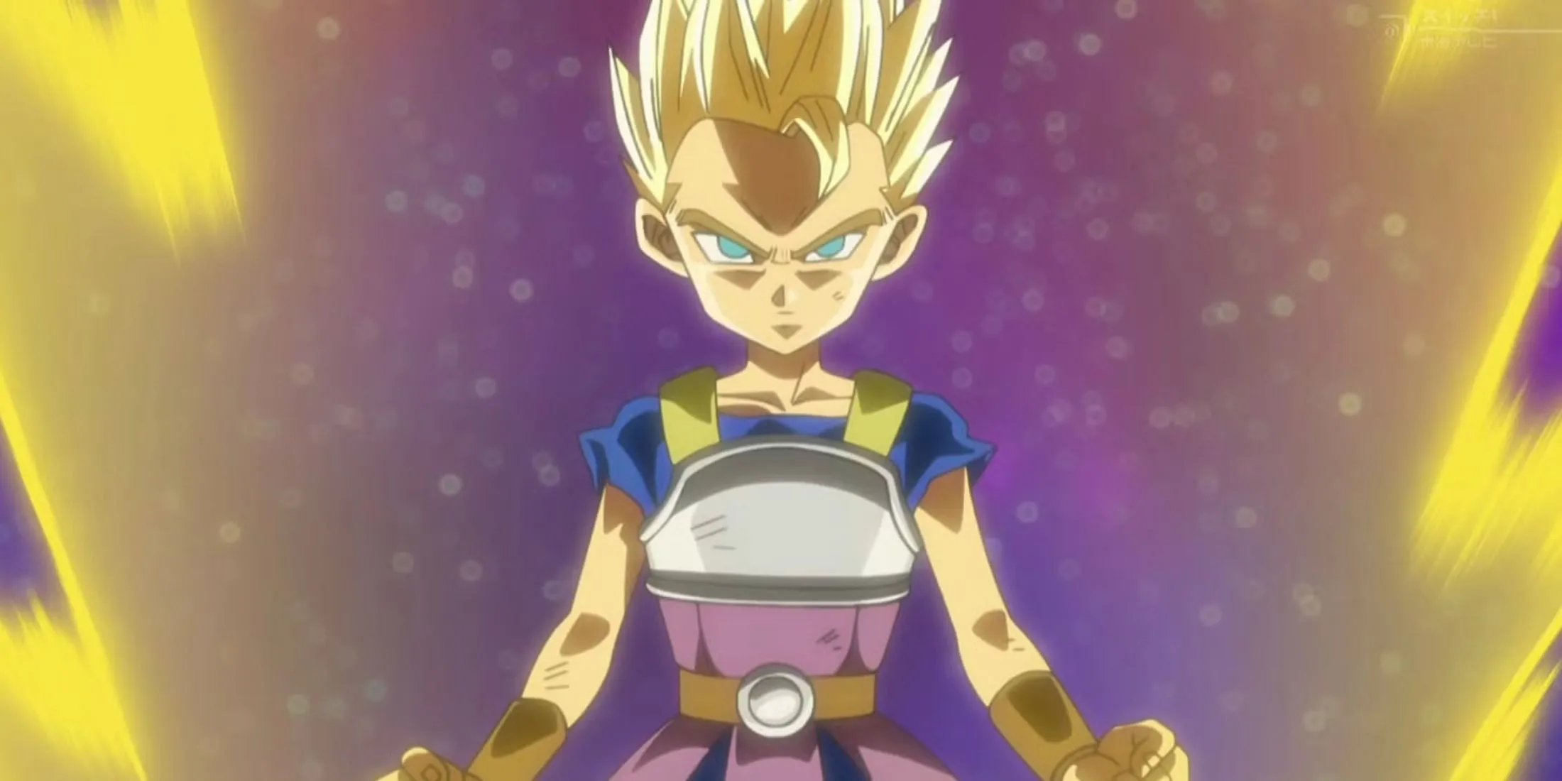 Nhân vật Cabba, một Saiyan từ Vũ trụ 6 trong Dragon Ball Super