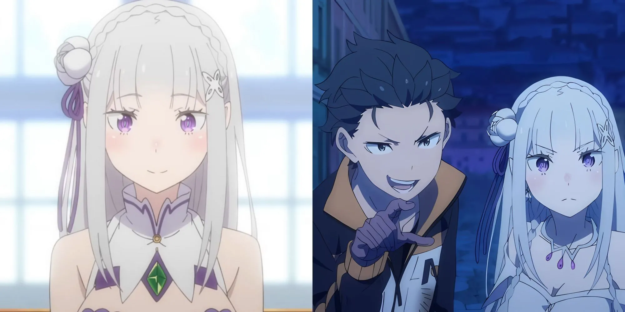 Nhân vật chính Subaru Natsuki của anime Re:Zero đối mặt với khó khăn trong một thế giới giả tưởng.