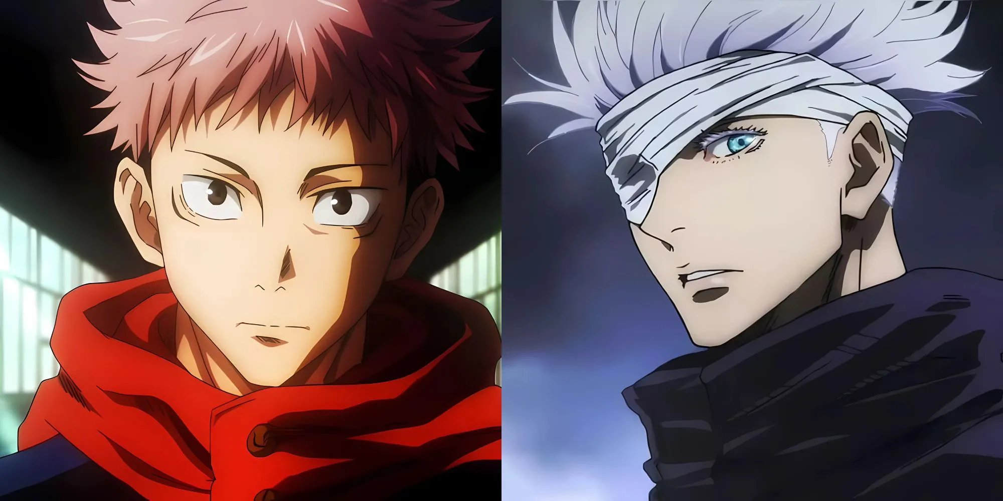 Nhân vật chính Yuji Itadori chiến đấu chống lại lời nguyền trong anime Jujutsu Kaisen.