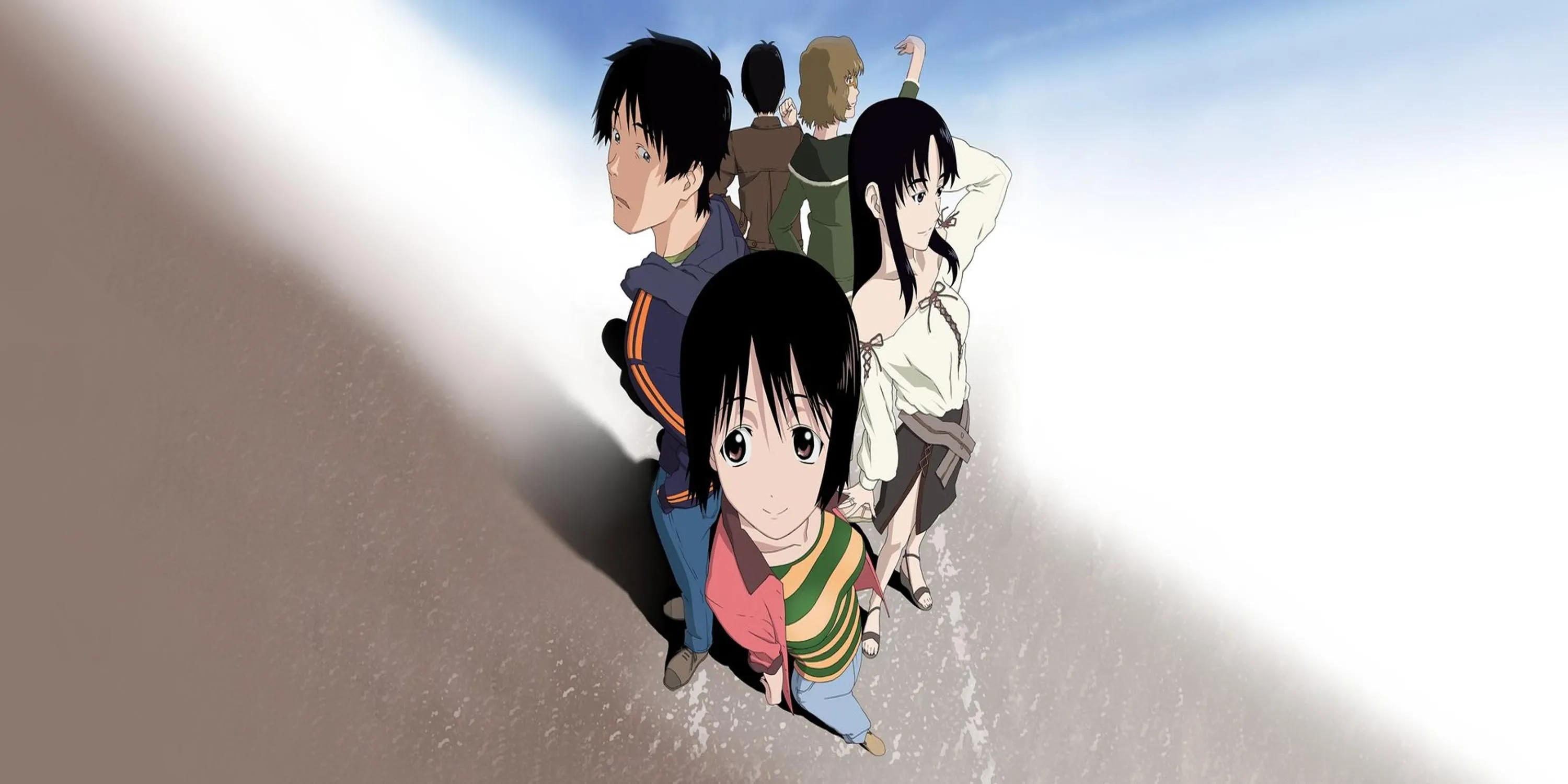 Nhân vật Tatsuhiro Satou ngồi trong căn hộ của mình trong anime Welcome to the N.H.K.