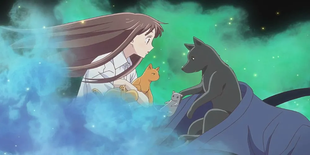 Nhân vật Tohru Honda từ anime Fruits Basket (2019), series nổi tiếng với hành trình chữa lành và cái kết nhẹ nhàng.