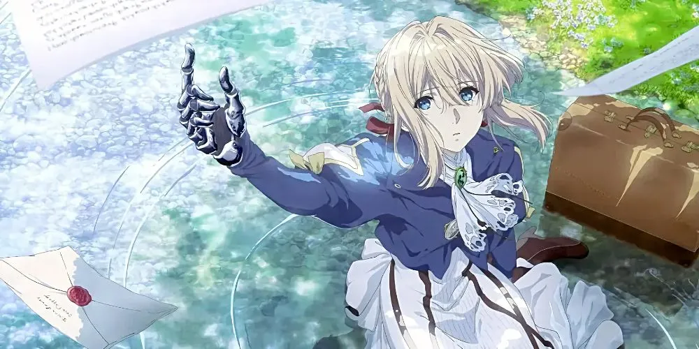 Nhân vật Violet Evergarden trong bộ anime cùng tên
