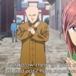Nitta, thành viên Yakuza, và cô con gái siêu năng lực Hina trong anime Hinamatsuri.