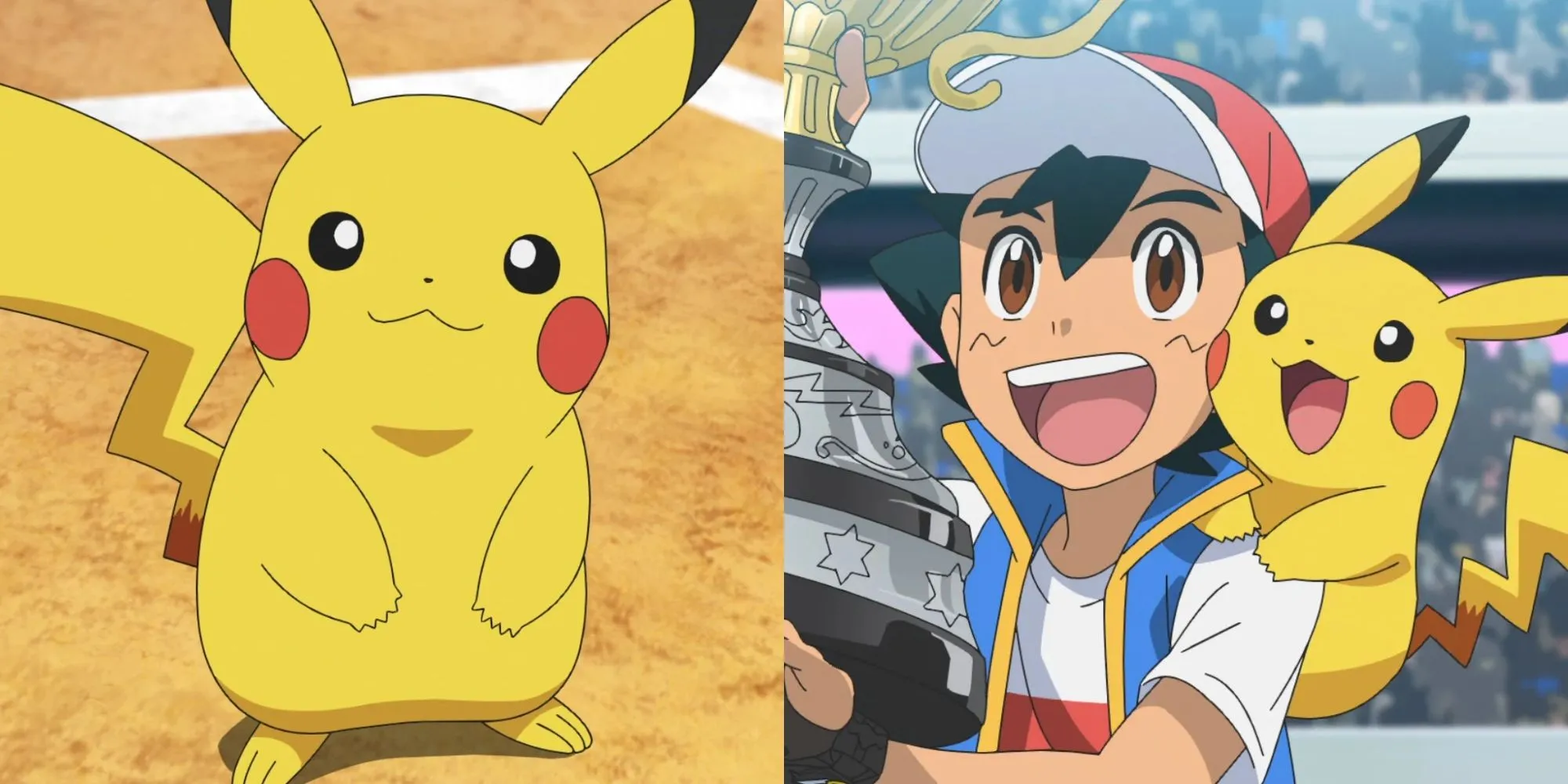 Pikachu, linh vật Pokémon màu vàng với đôi má phát điện