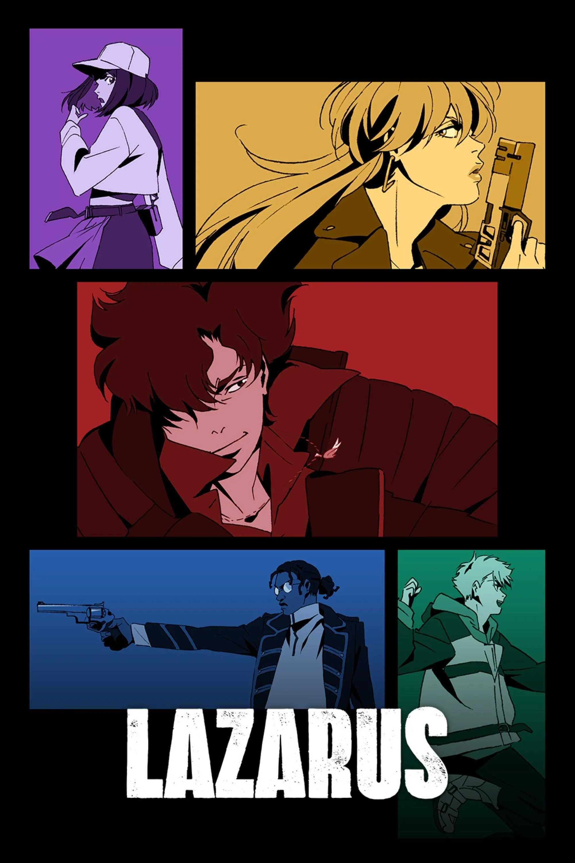 Poster chính thức mới nhất của anime Lazarus