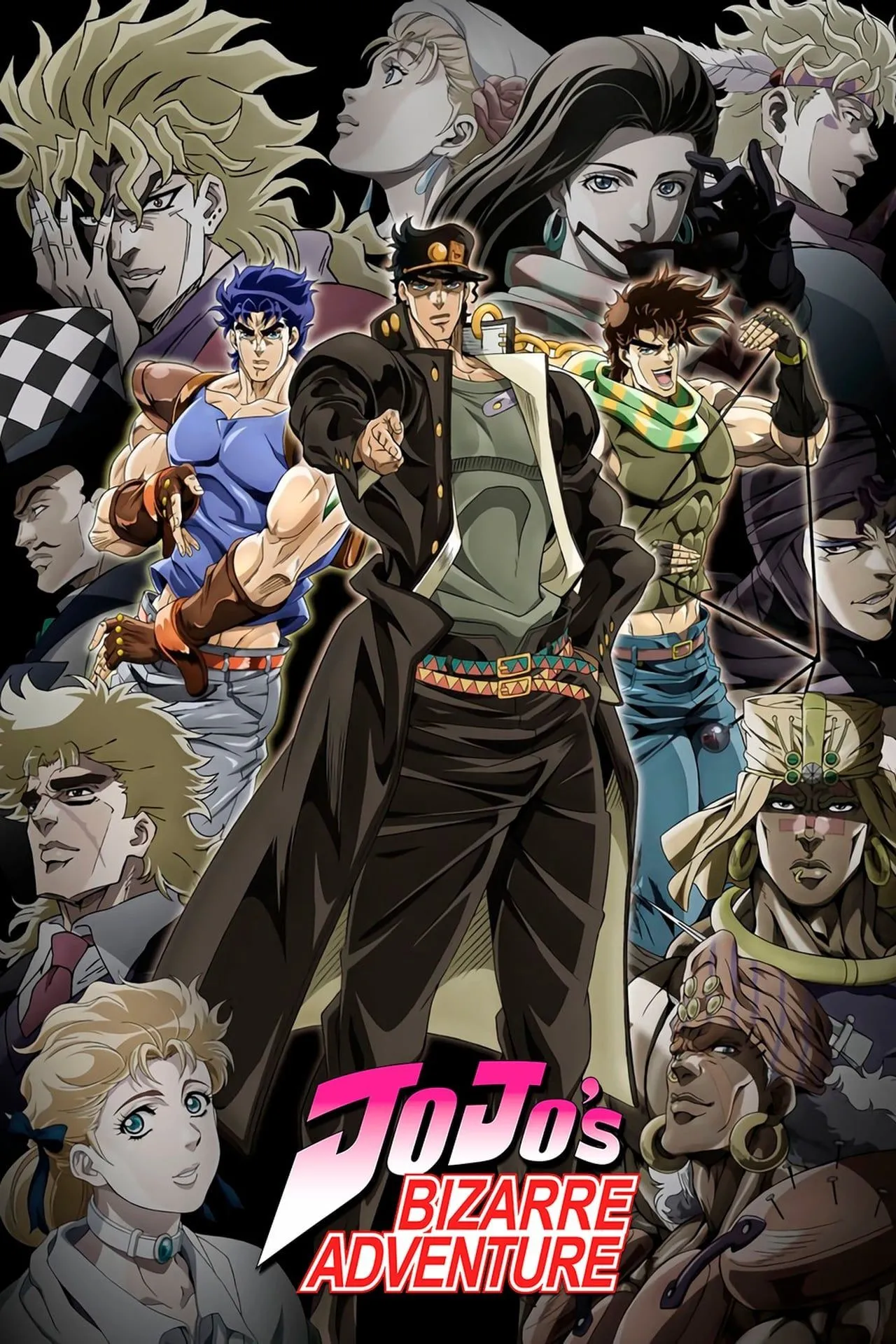 Poster của anime JoJo's Bizarre Adventure năm 2012