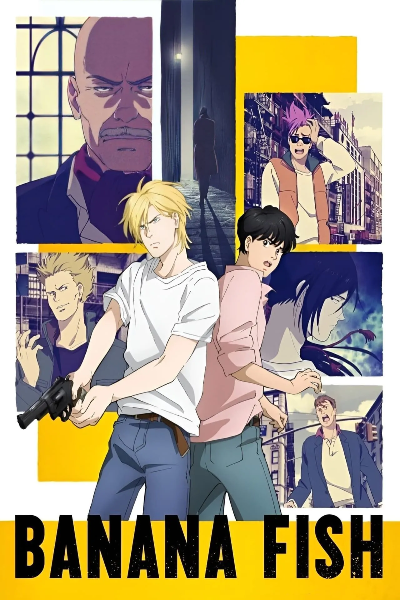 Poster series anime Banana Fish.