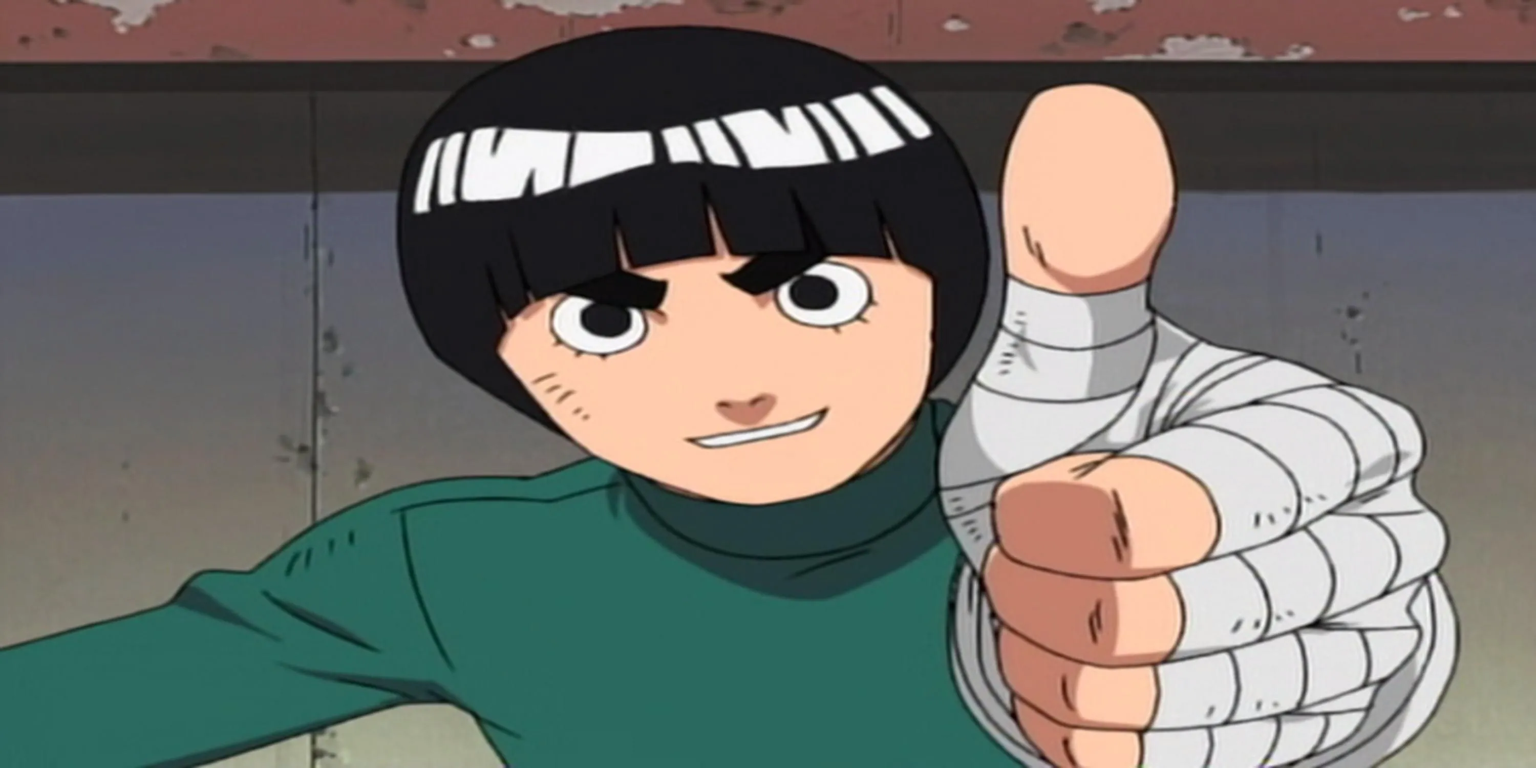 Rock Lee từ Naruto, thể hiện sức mạnh thể thuật phi thường