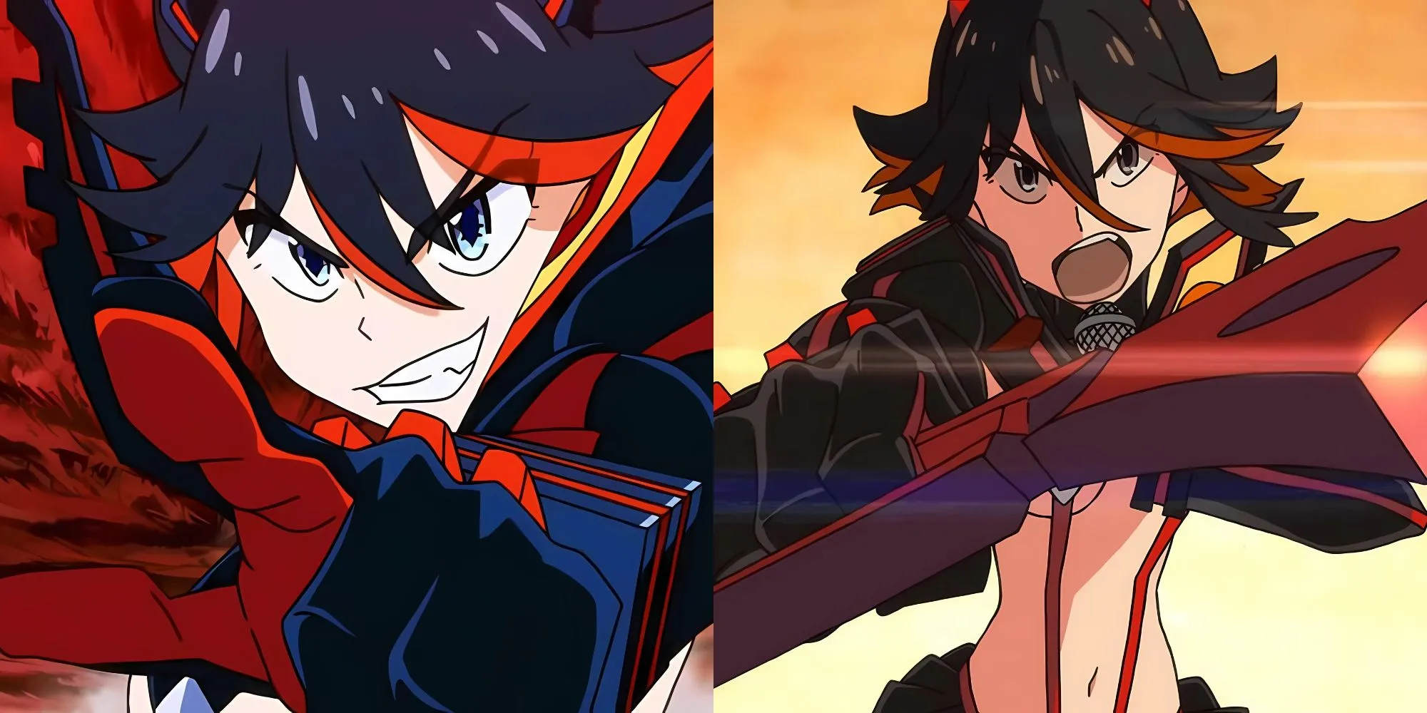Ryuko Matoi trong bộ dạng chiến đấu với Senketsu