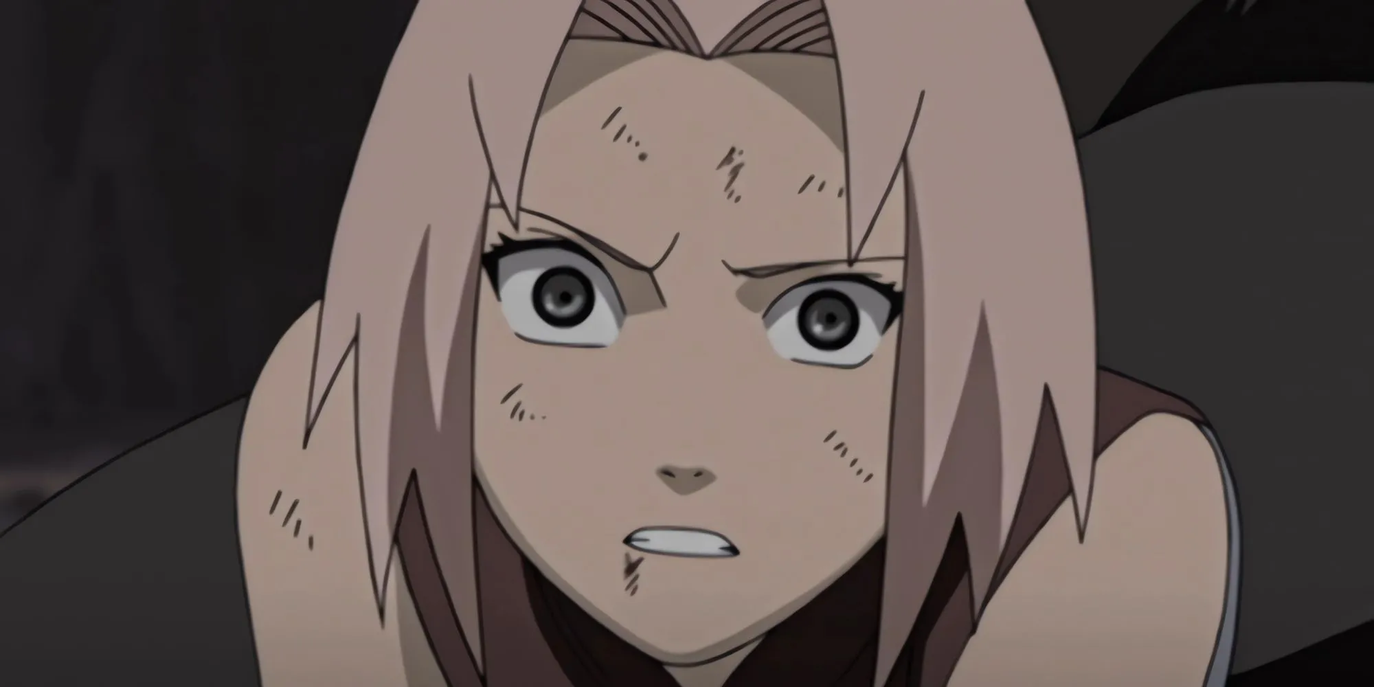 Sakura Haruno với biểu cảm nghiêm túc