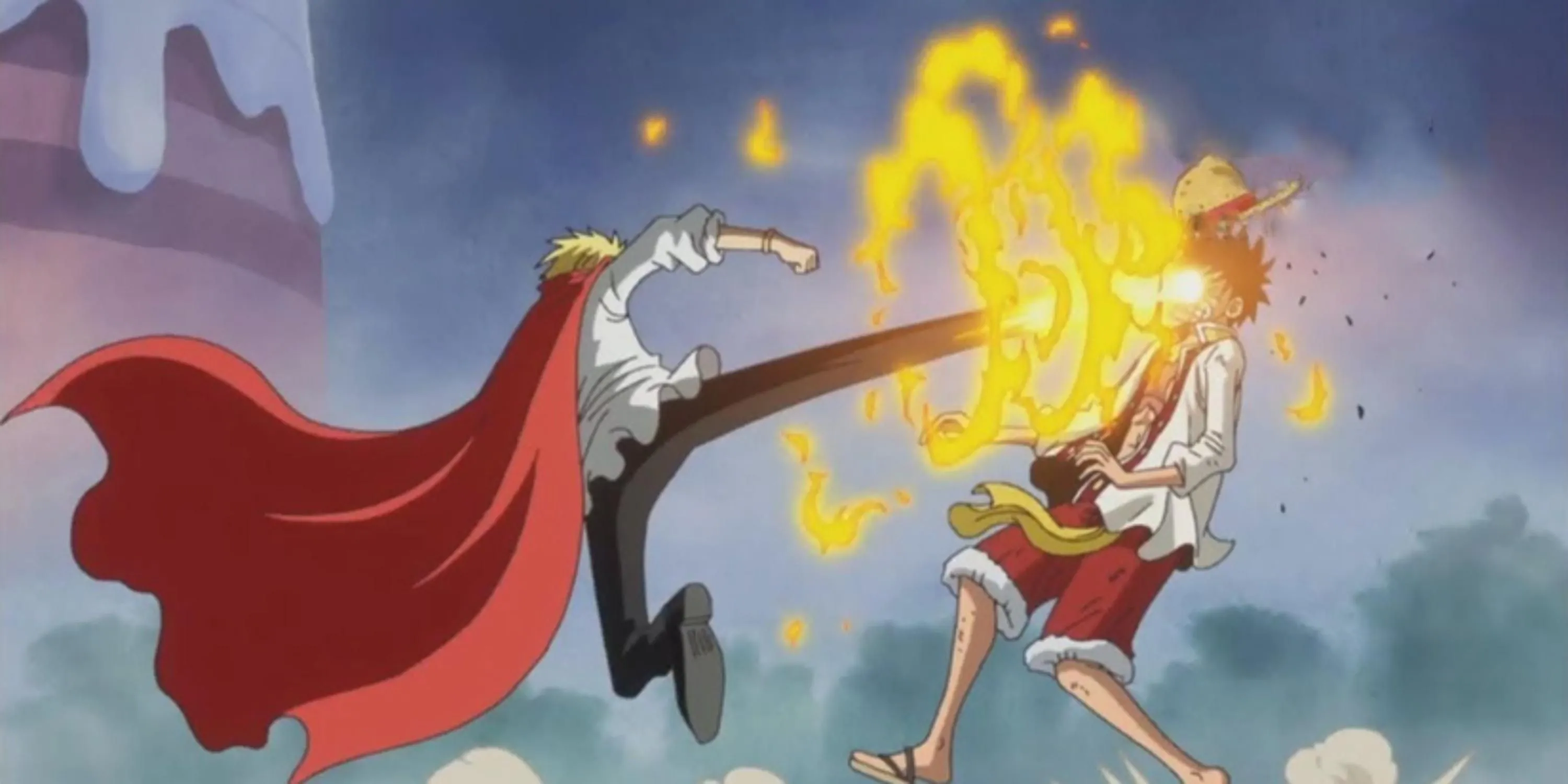 Sanji đá Luffy vào mặt trong trận đấu đầy cảm xúc ở Whole Cake Island