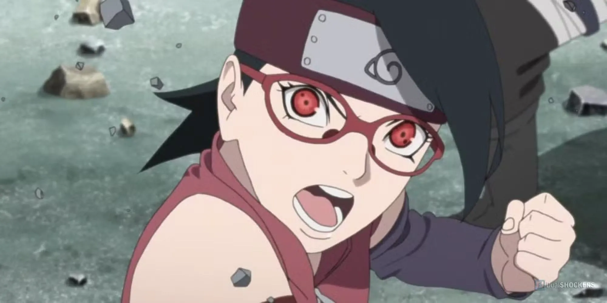 Sarada Uchiha trong anime Boruto