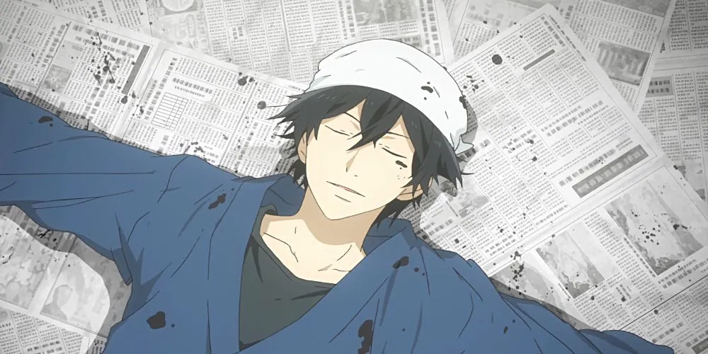 Seishuu Handa trong một khoảnh khắc trầm tư từ anime Barakamon, gợi nhắc ký ức về một mối tình đã qua