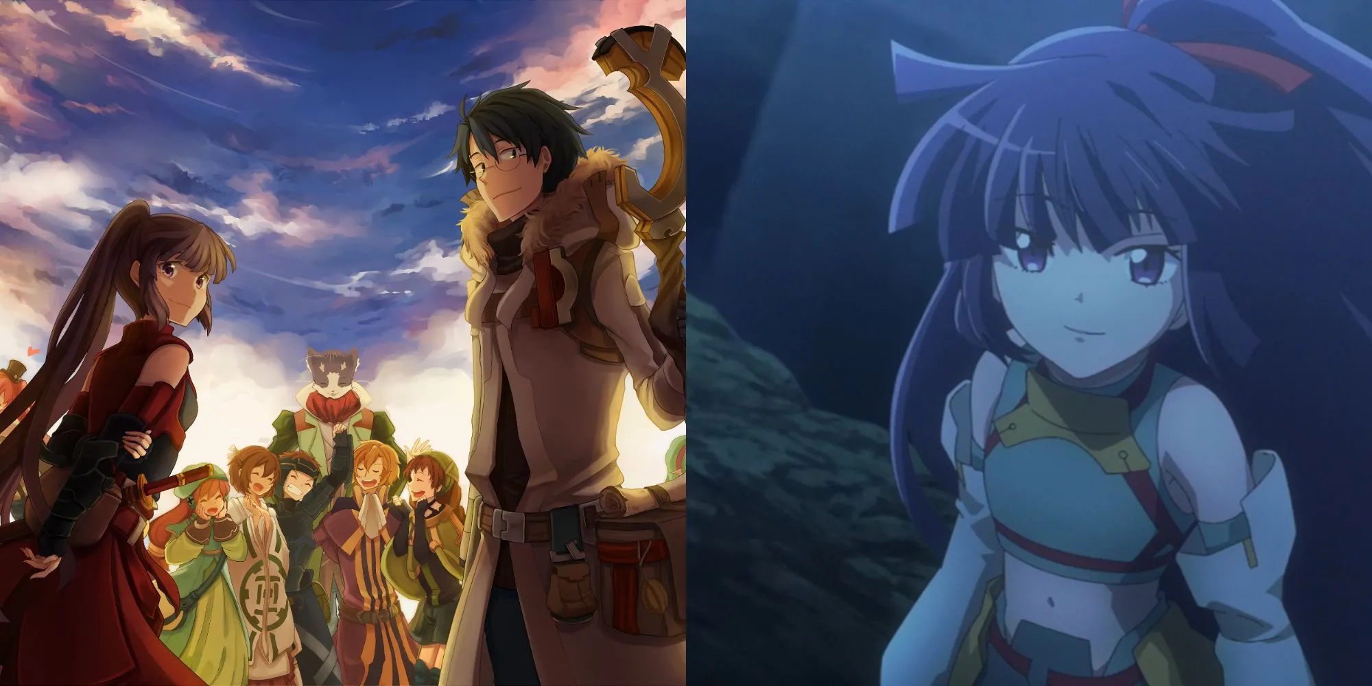 Shiroe và các thành viên guild Log Horizon lập chiến lược trong anime Log Horizon