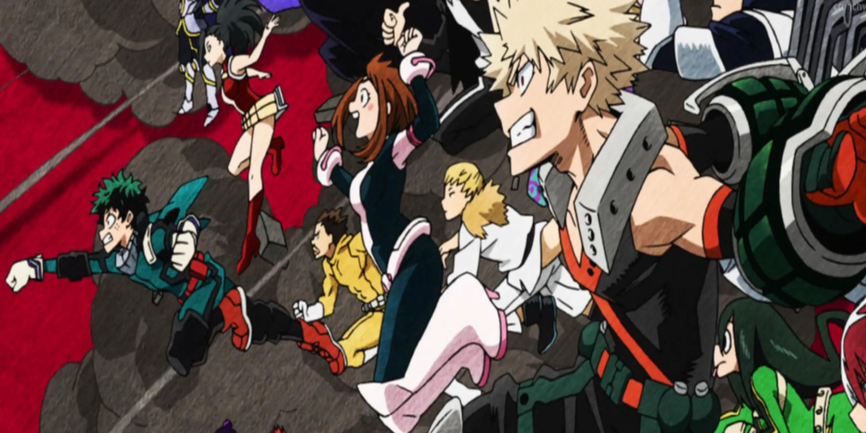 Shoto Todoroki sử dụng cả lửa và băng trong trận đấu tại Hội thao UA ở mùa 2 My Hero Academia.