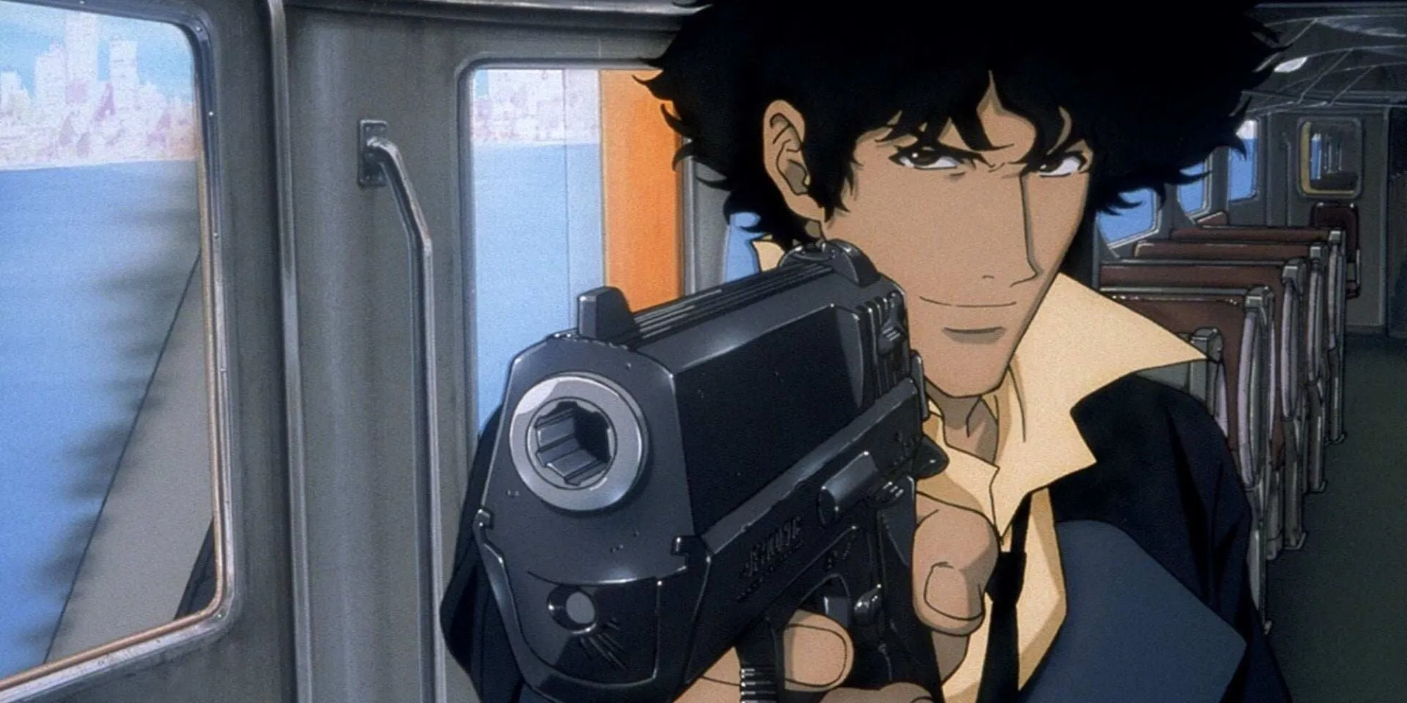 Spike Spiegel, cựu thành viên băng đảng Red Dragon, nhân vật chính của anime Cowboy Bebop.
