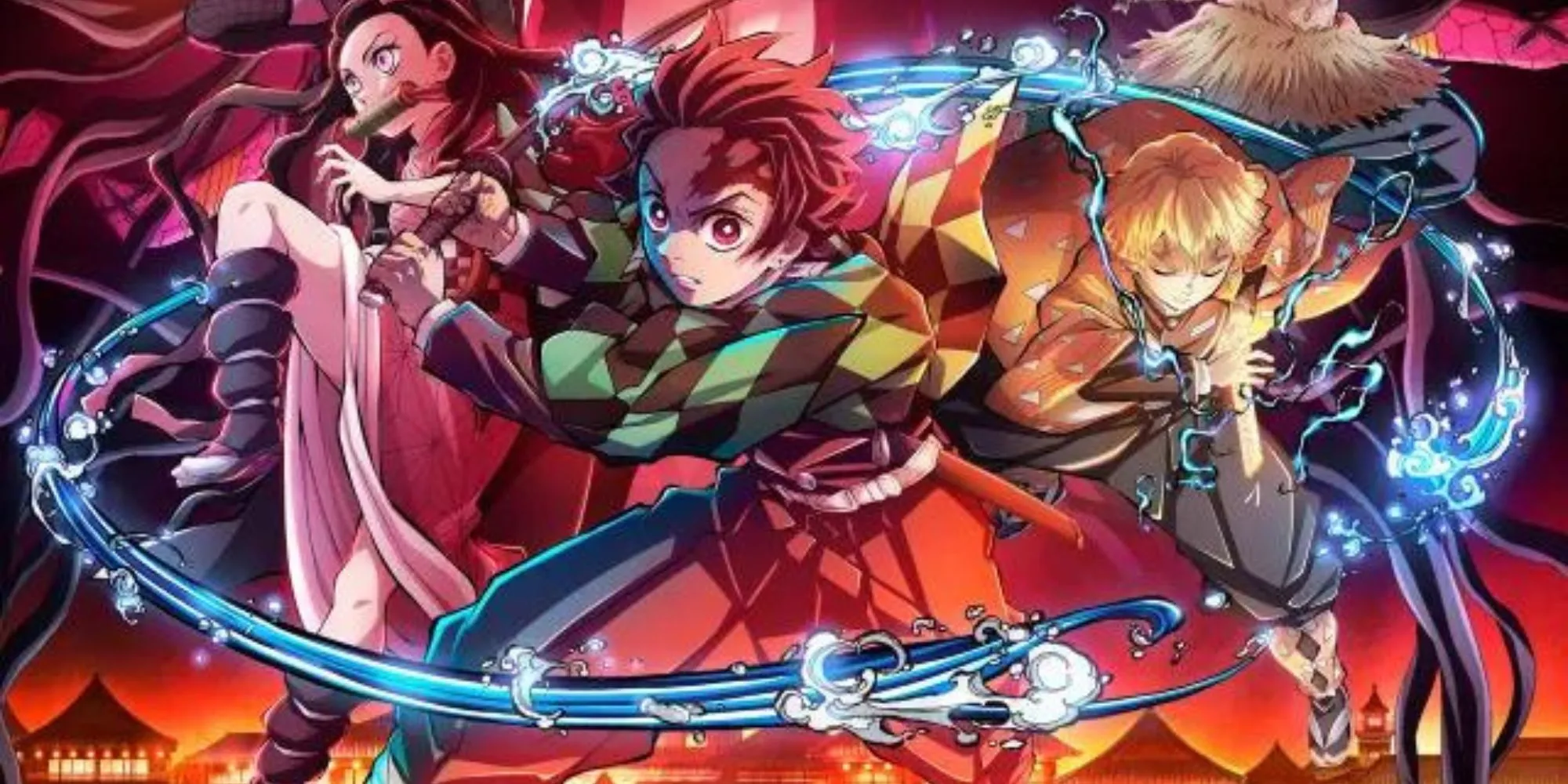 Tanjiro Kamado và em gái Nezuko từ Demon Slayer