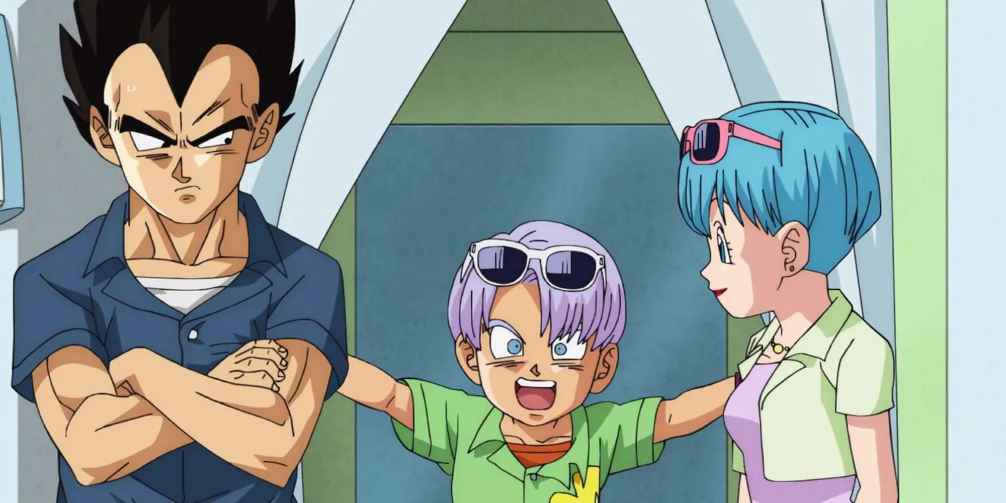 Vegeta, Bulma và Trunks vui vẻ ở công viên, Vegeta giữ lời hứa với con trai