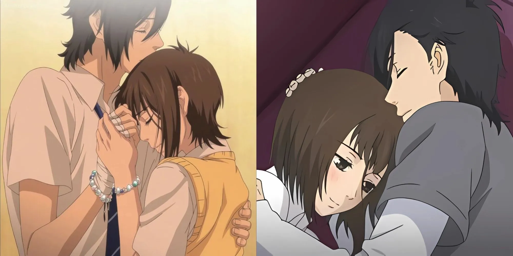 Yamato Kurosawa và Mei Tachibana đứng cạnh nhau trong anime Say “I Love You”, thể hiện sự kết nối bất ngờ của cặp đôi 'trái dấu'