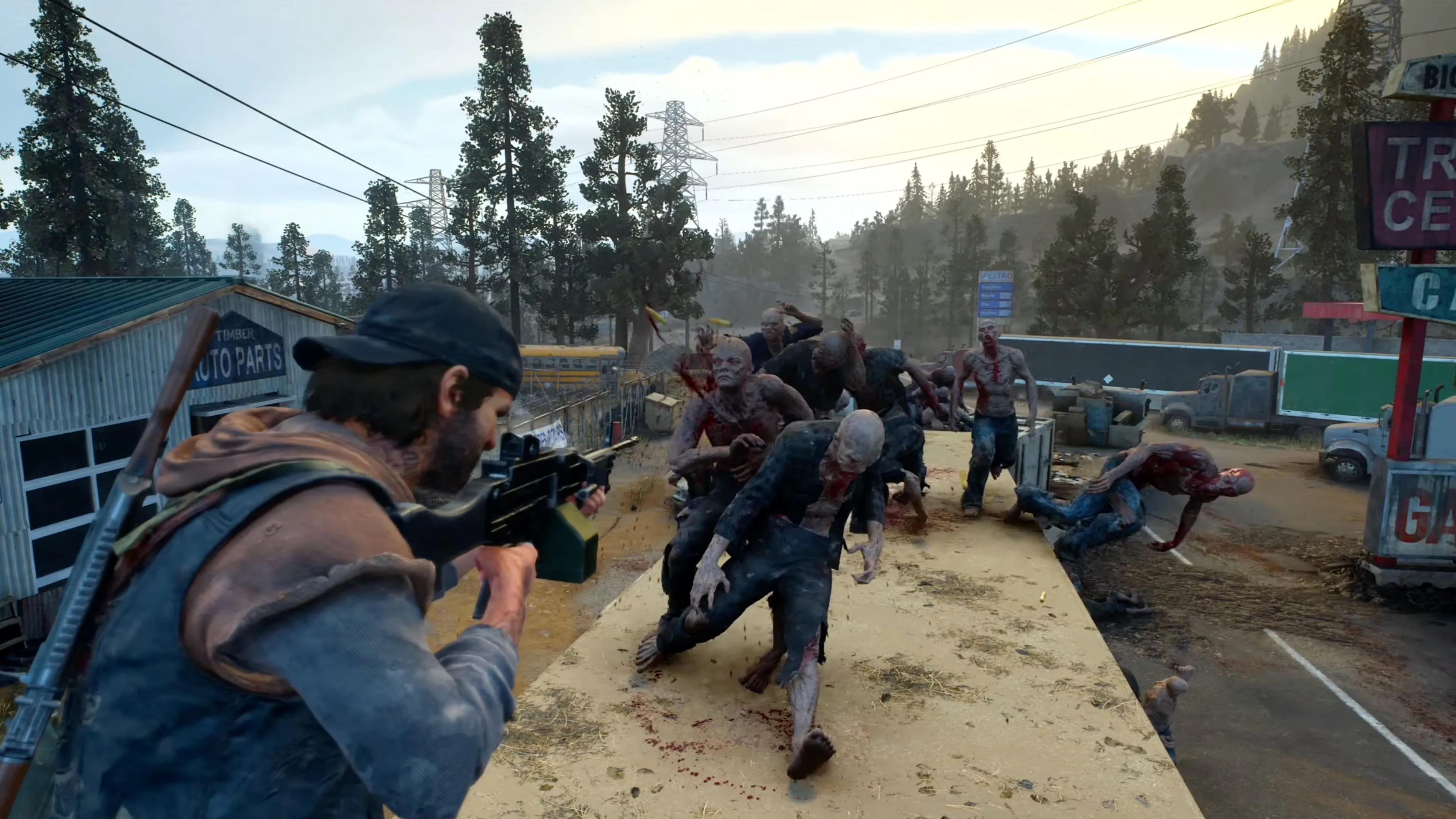 Trạm nghiên cứu NERO bị bỏ hoang trong Days Gone Remastered, ẩn chứa bí ẩn về nguồn gốc dịch bệnh.