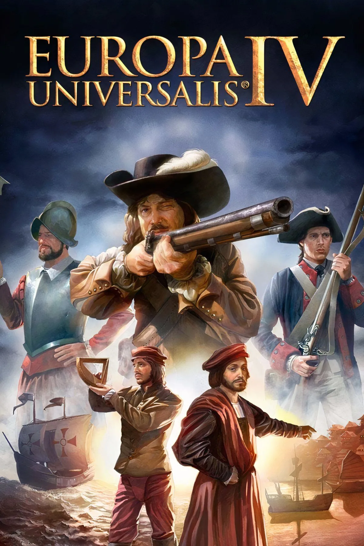 Bản đồ thế giới rộng lớn của Europa Universalis 4, thể hiện các quốc gia và đường biên giới, biểu tượng cho chiến lược toàn cầu
